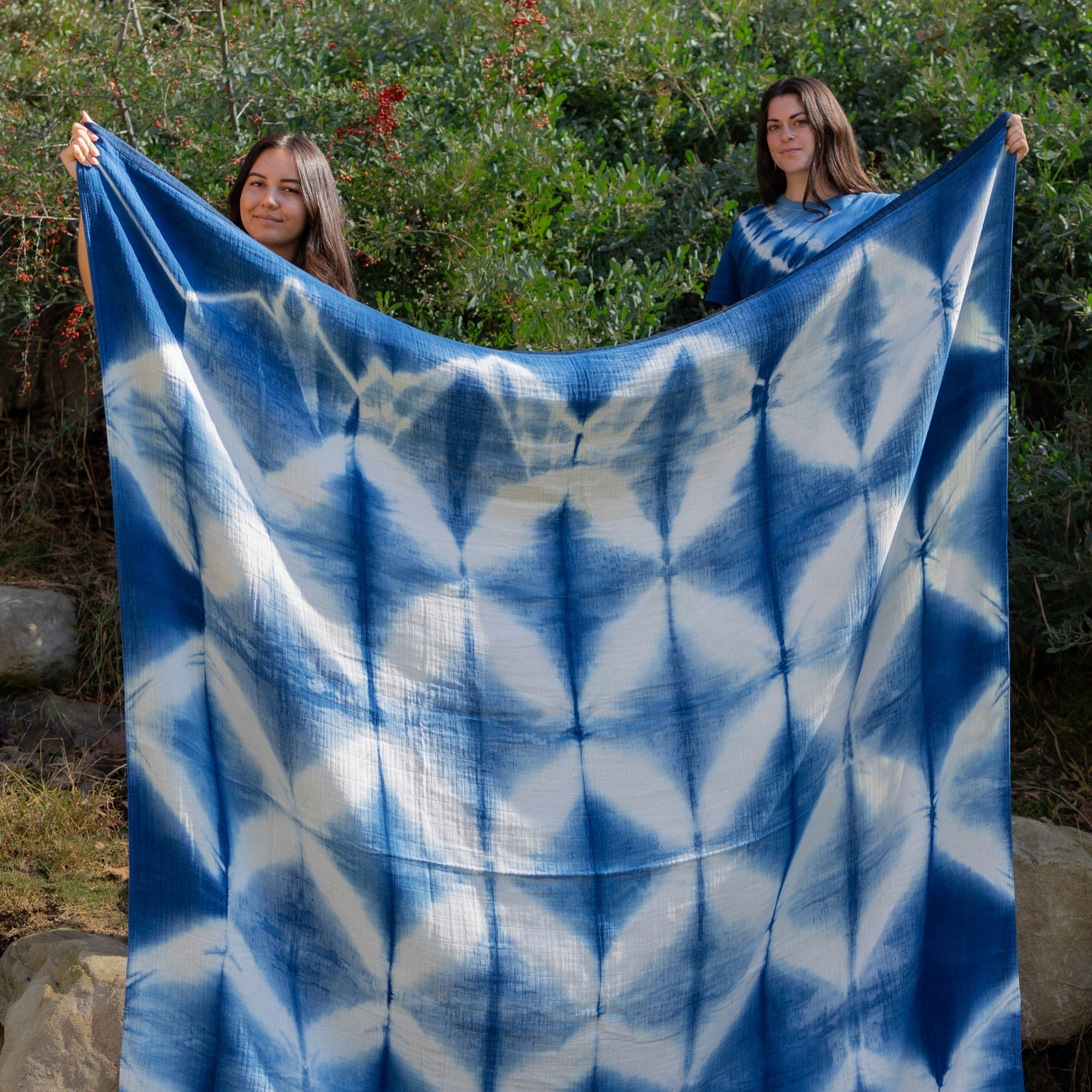 AIZOME Bed Throw Yūgen
