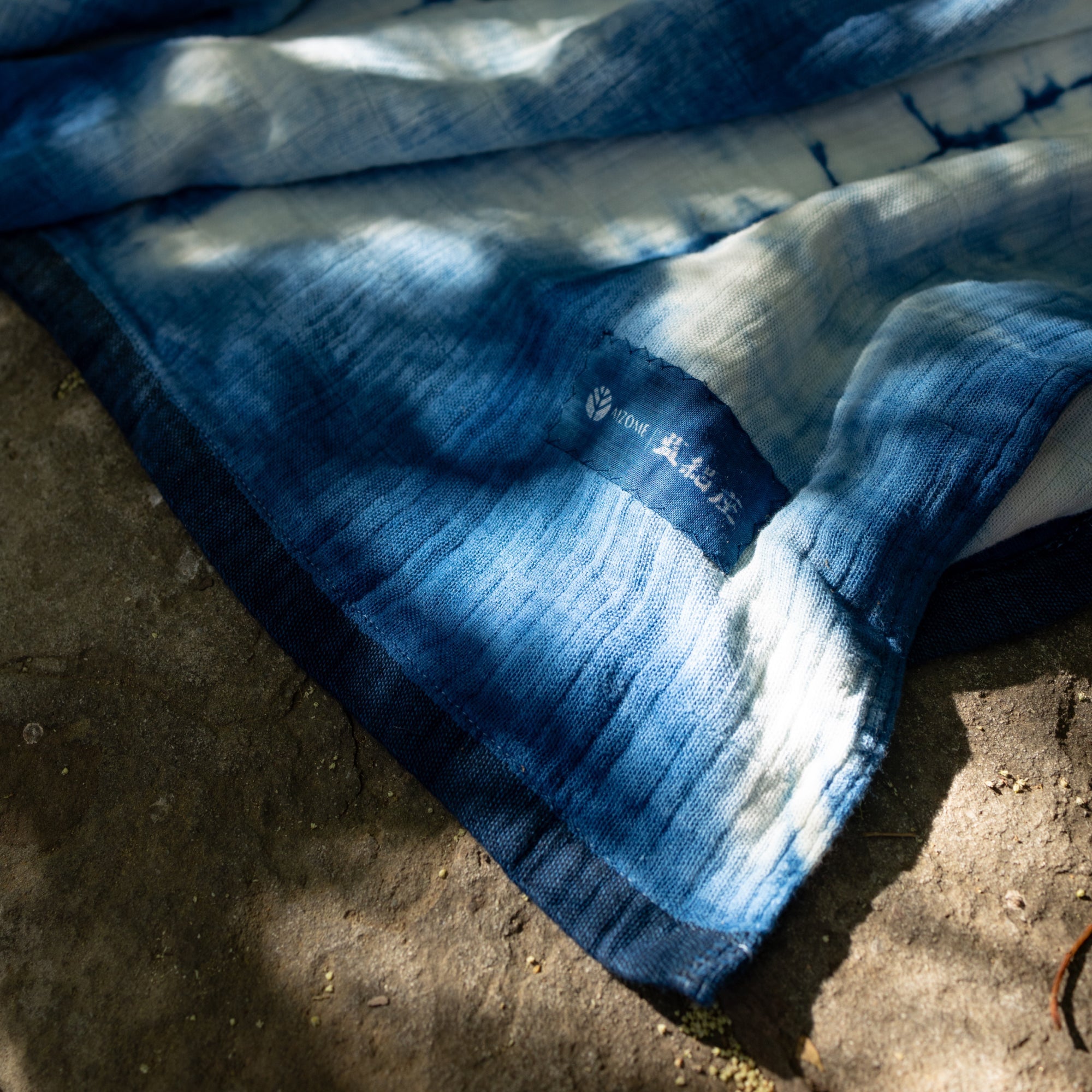 AIZOME Bed Throw Yūgen