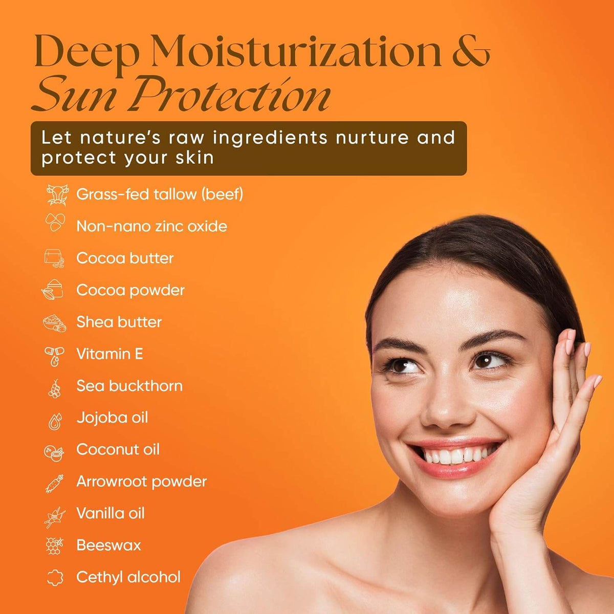 Beef Tallow Sunscreen SPF 30 - Mineral Tube — Eat My Face