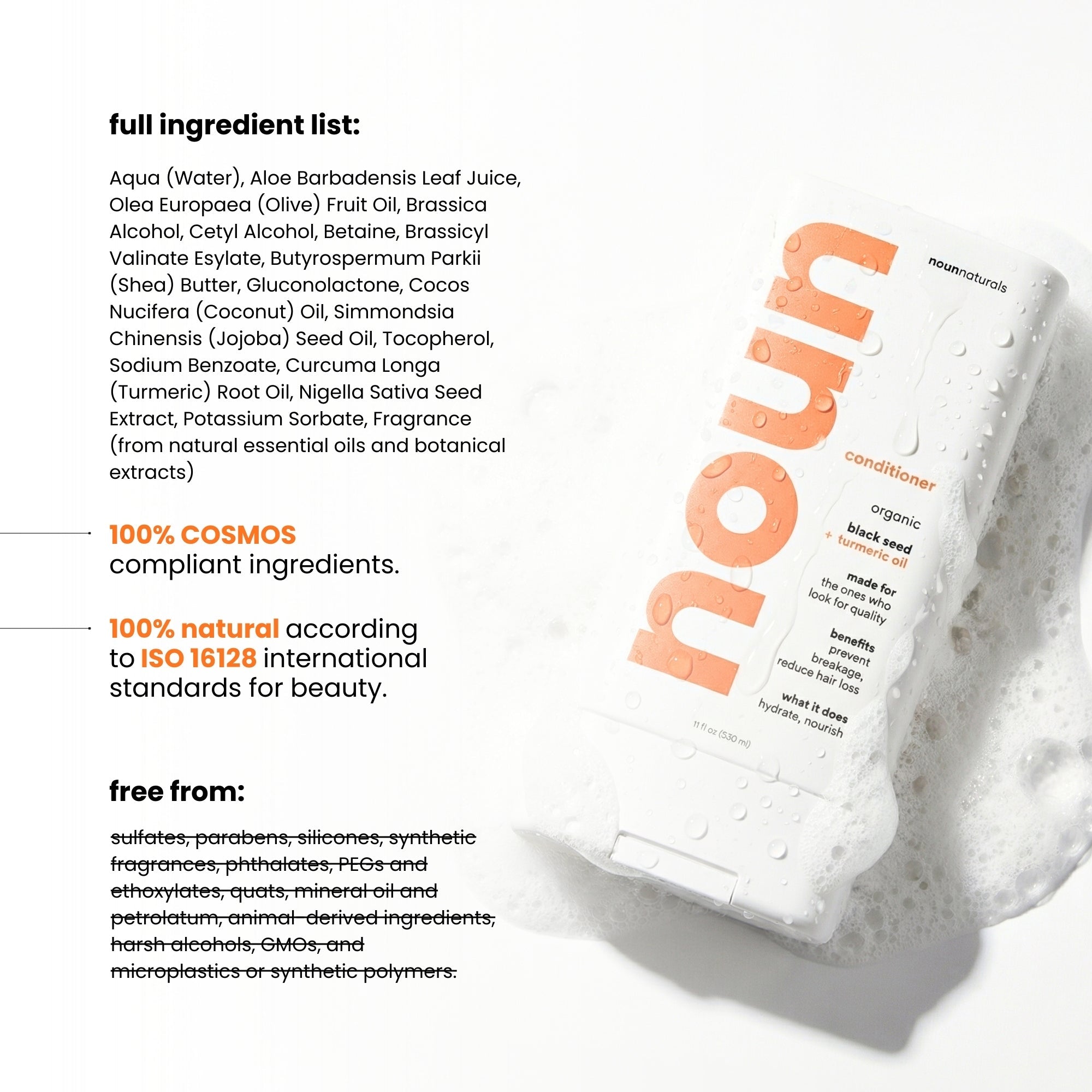 Noun Naturals Black Seed & Turmeric Deep Hydrating Conditioner
