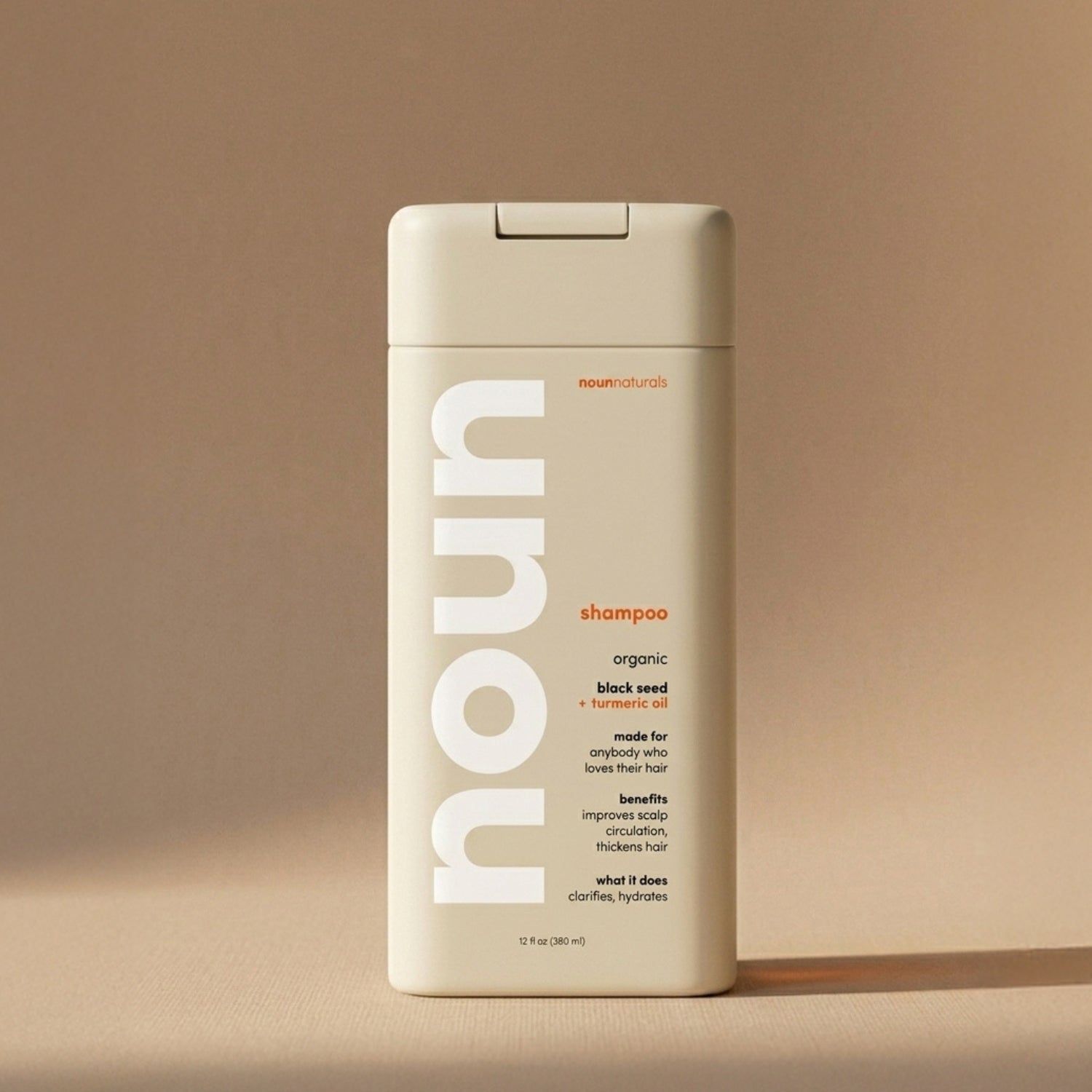 Noun Naturals Black Seed & Turmeric Gentle Cleansing and Clarifying Shampoo for Daily Use