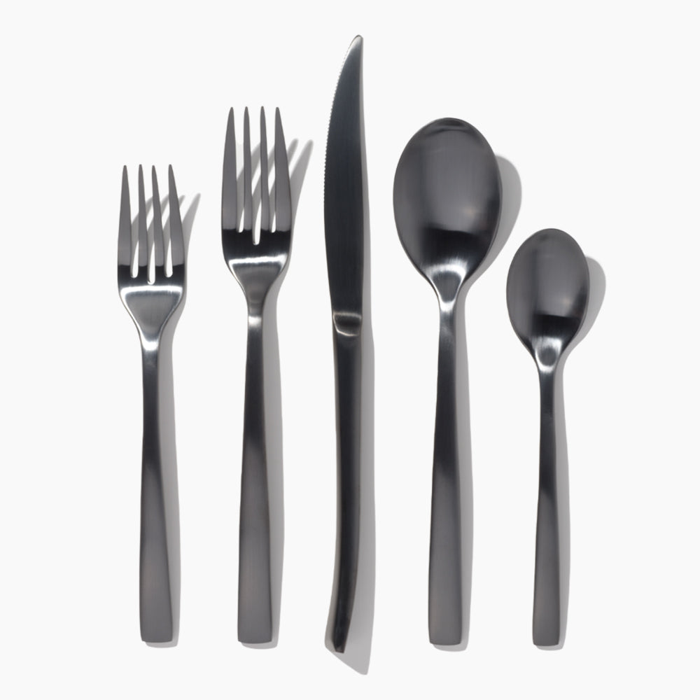 Public Goods 18/10 Stainless Steel Forged Flatware Set (20 Ct)