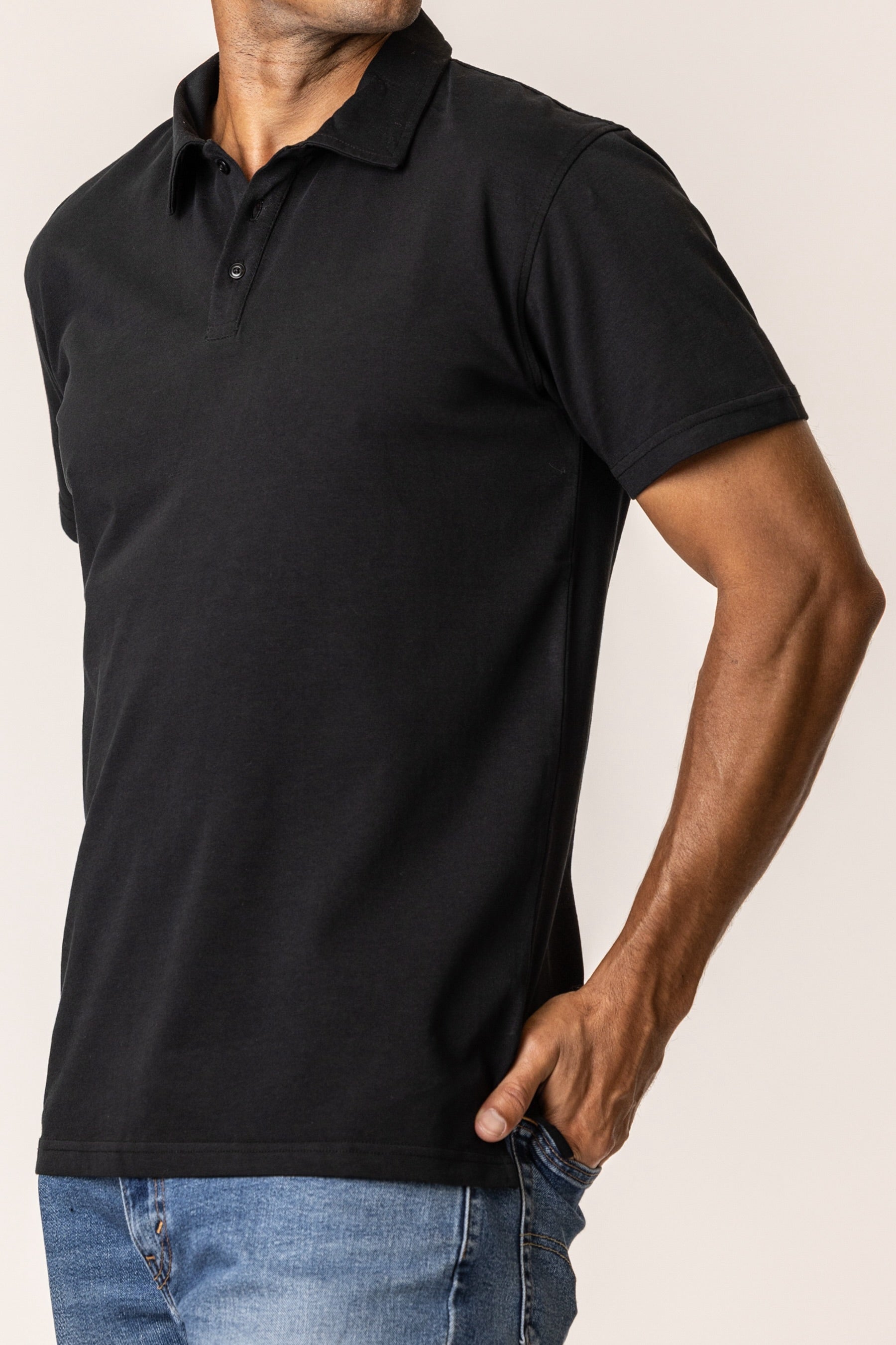 Vottera Men's Organic Cotton Polo - Slim fit