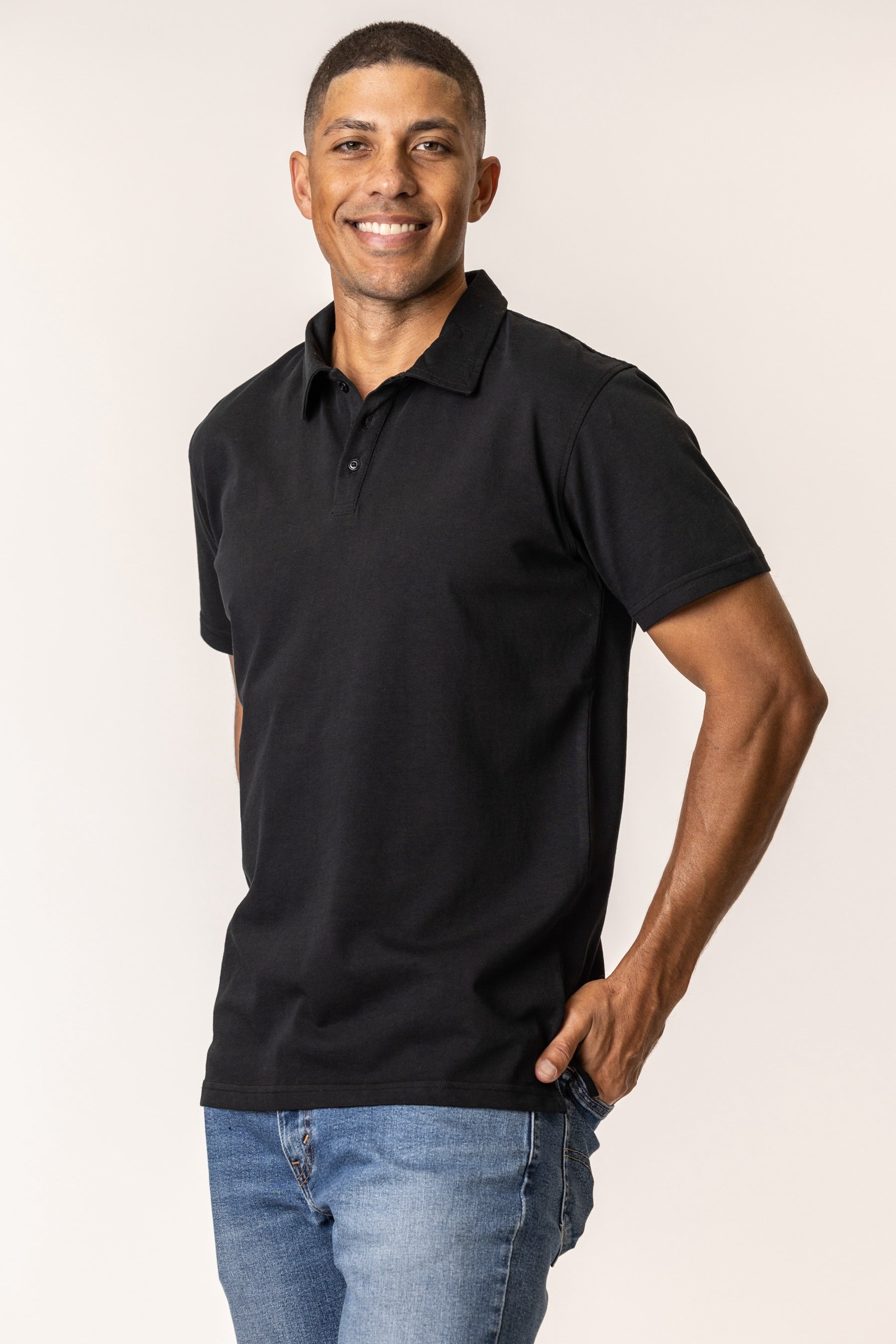 Vottera Men's Organic Cotton Polo - Slim fit