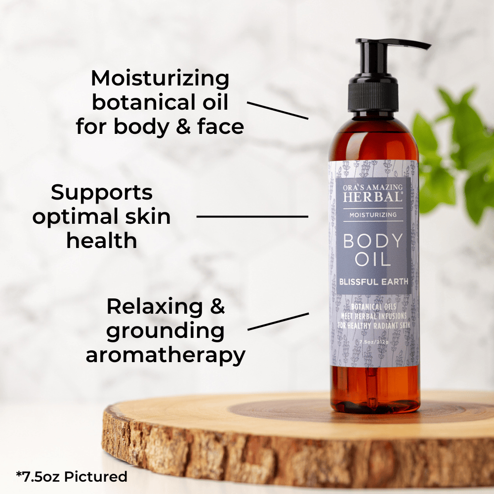 Ora's Amazing Herbal Body Oil, Blissful Earth