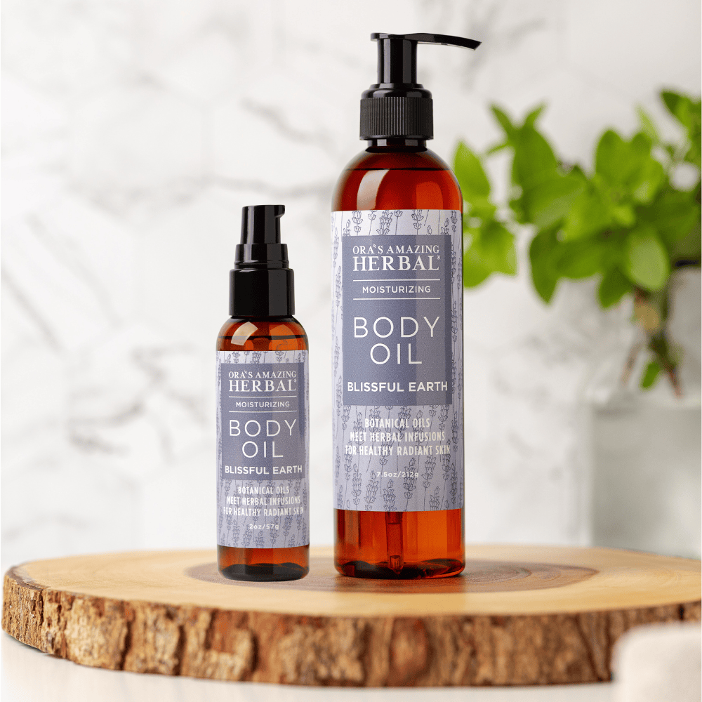 Ora's Amazing Herbal Body Oil, Blissful Earth