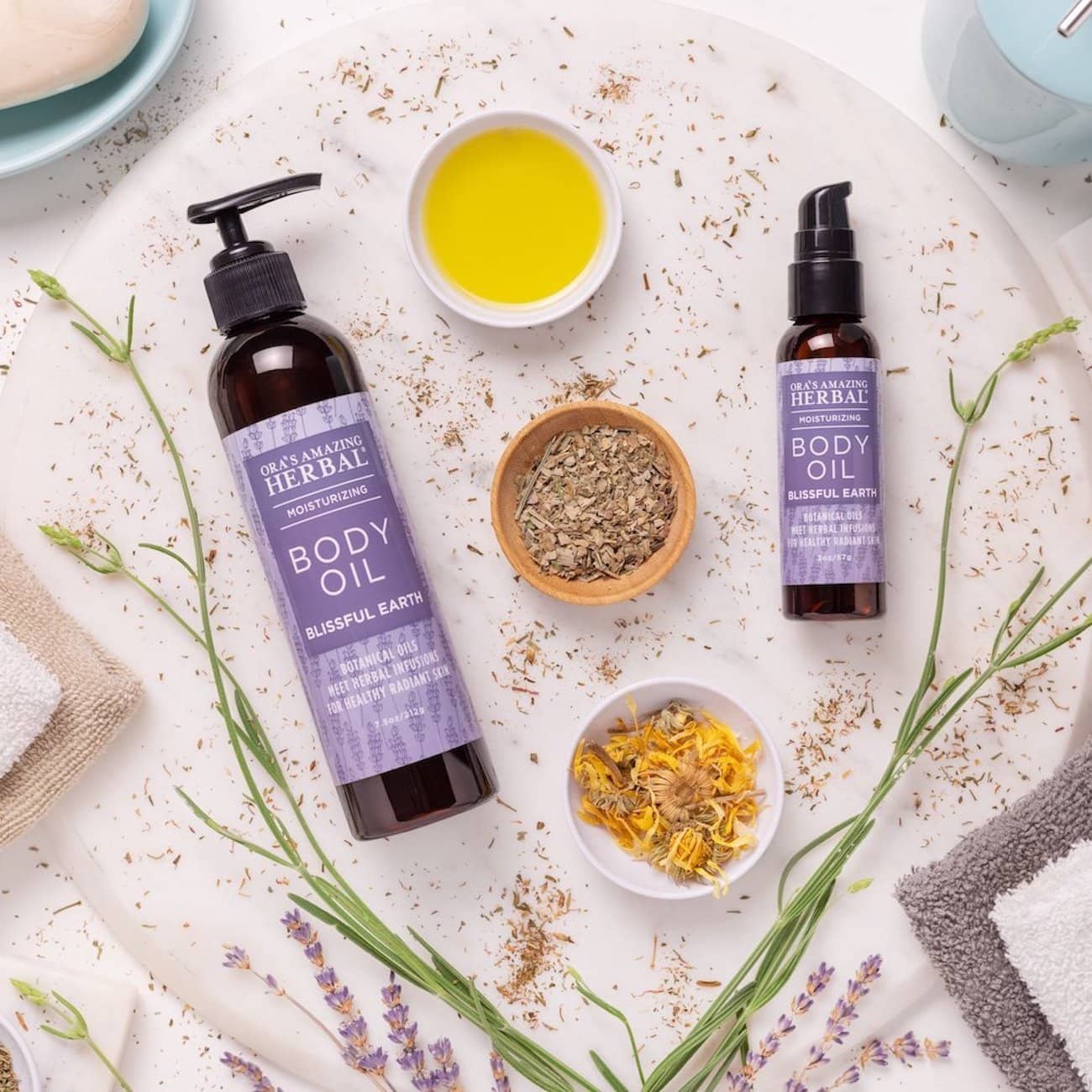 Ora's Amazing Herbal Body Oil, Blissful Earth