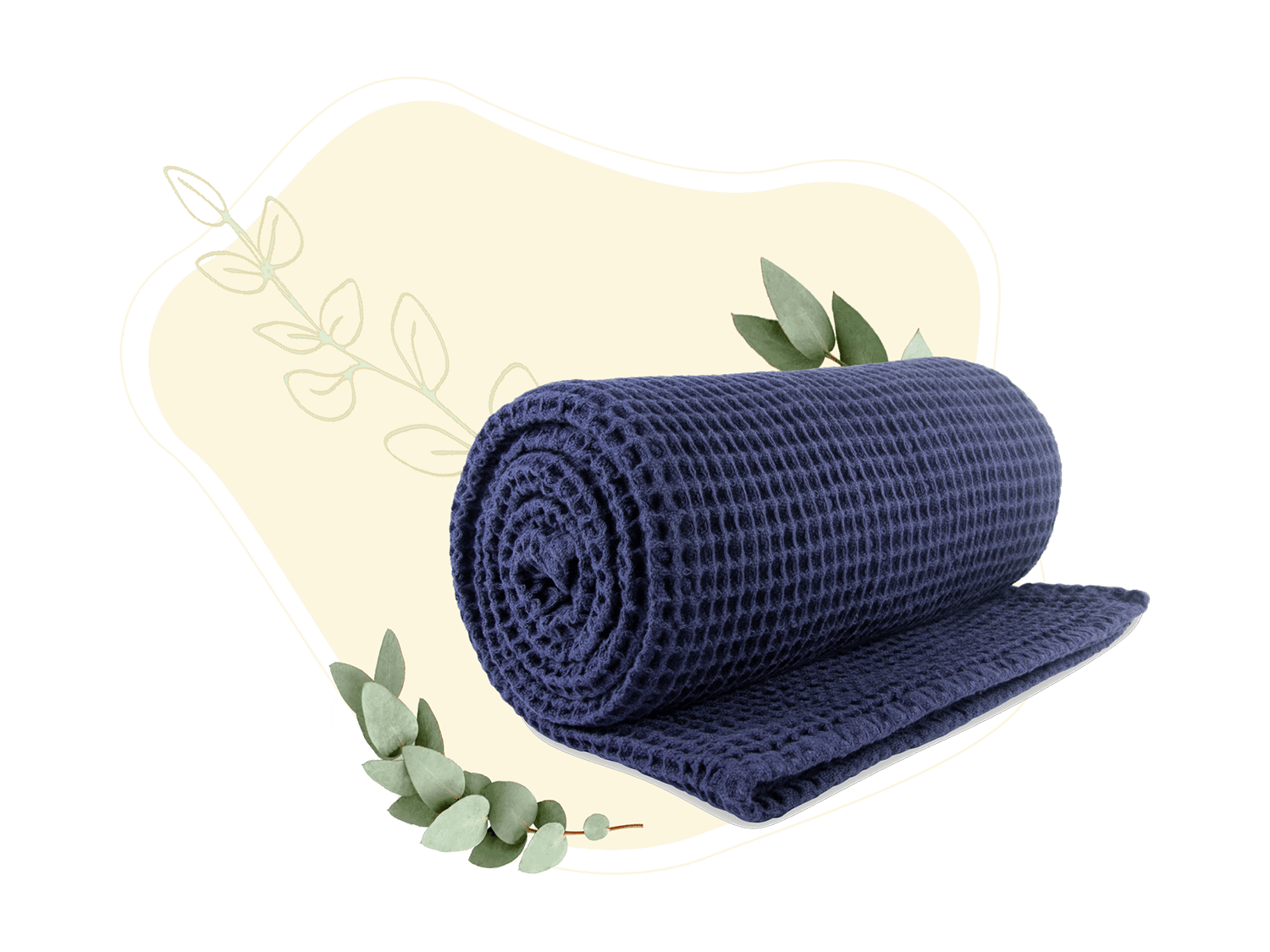Organic Cotton Mart Waffle Weave Throw