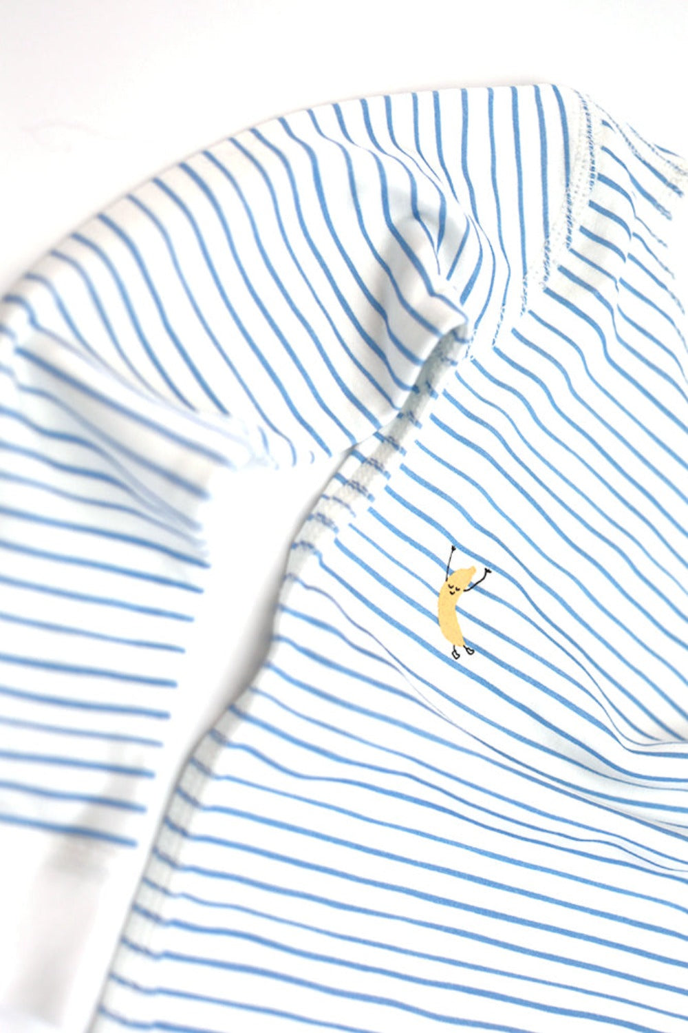 Dodo Banana Blue Stripe Organic Pima Cotton Pajama Set