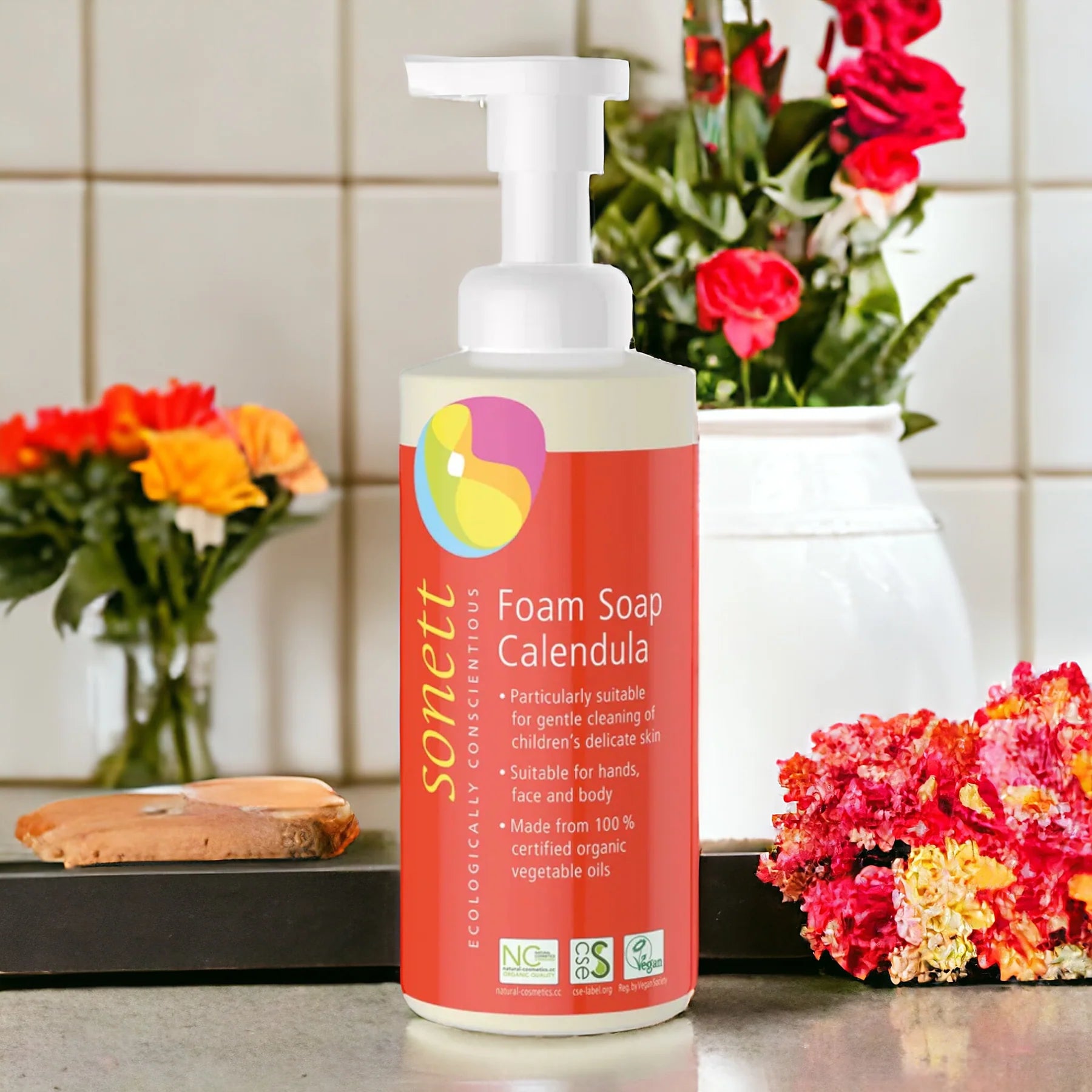 Sonett Organic Foam Soap for Children Calendula
