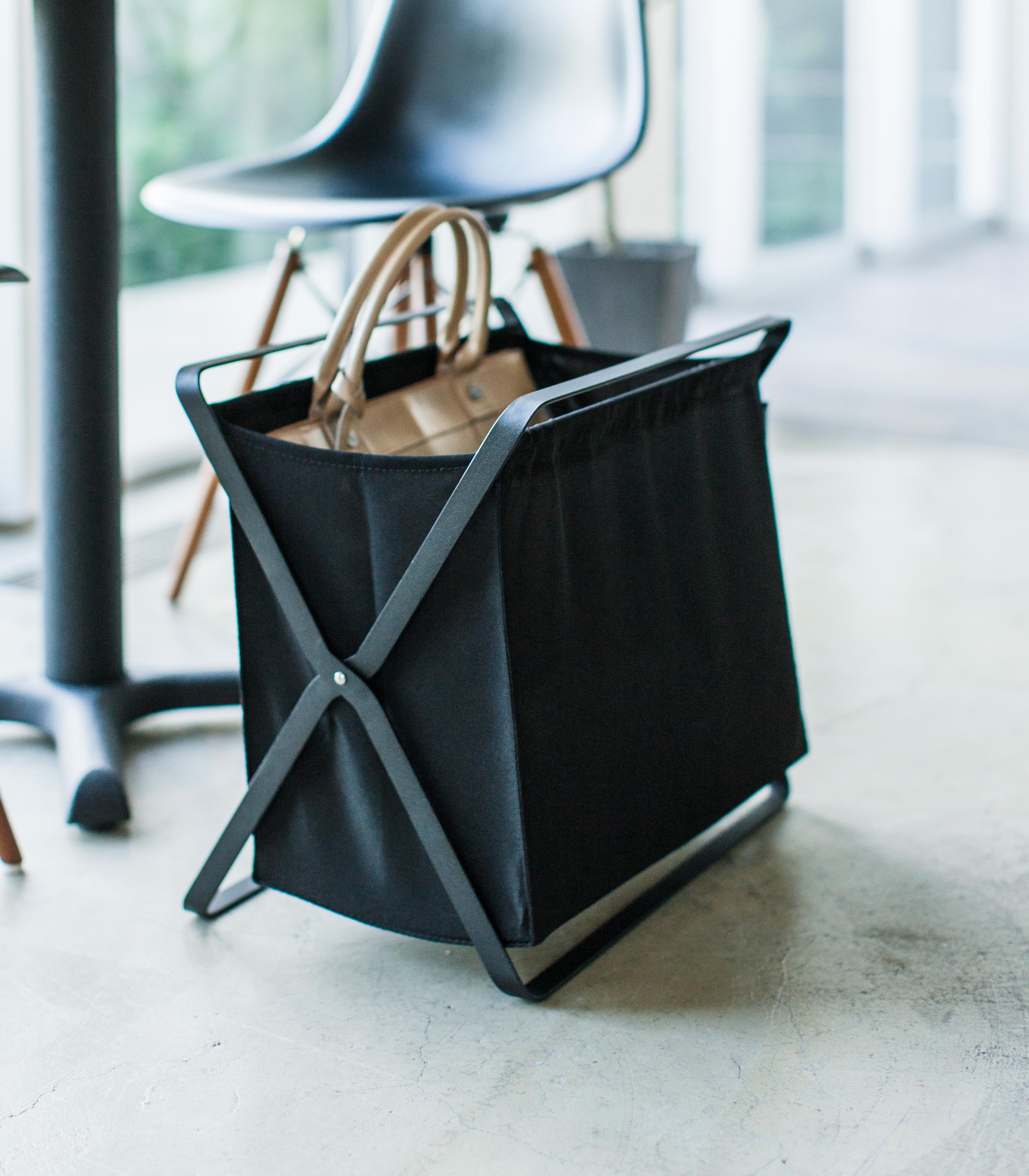 Yamazaki Home Folding Storage Bin (16" H)  - Steel