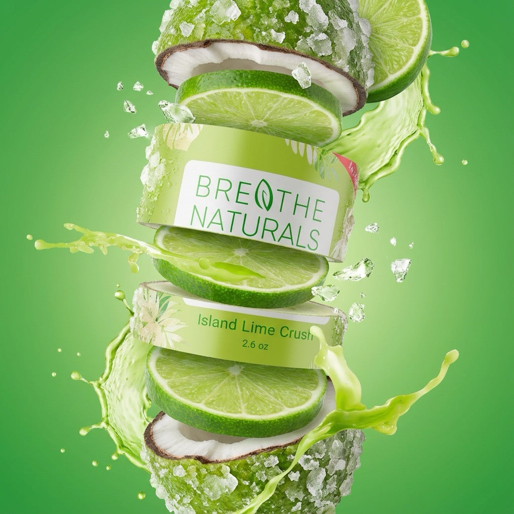 Breathe Naturals Deodorant Island Lime Crush - 2 Pack