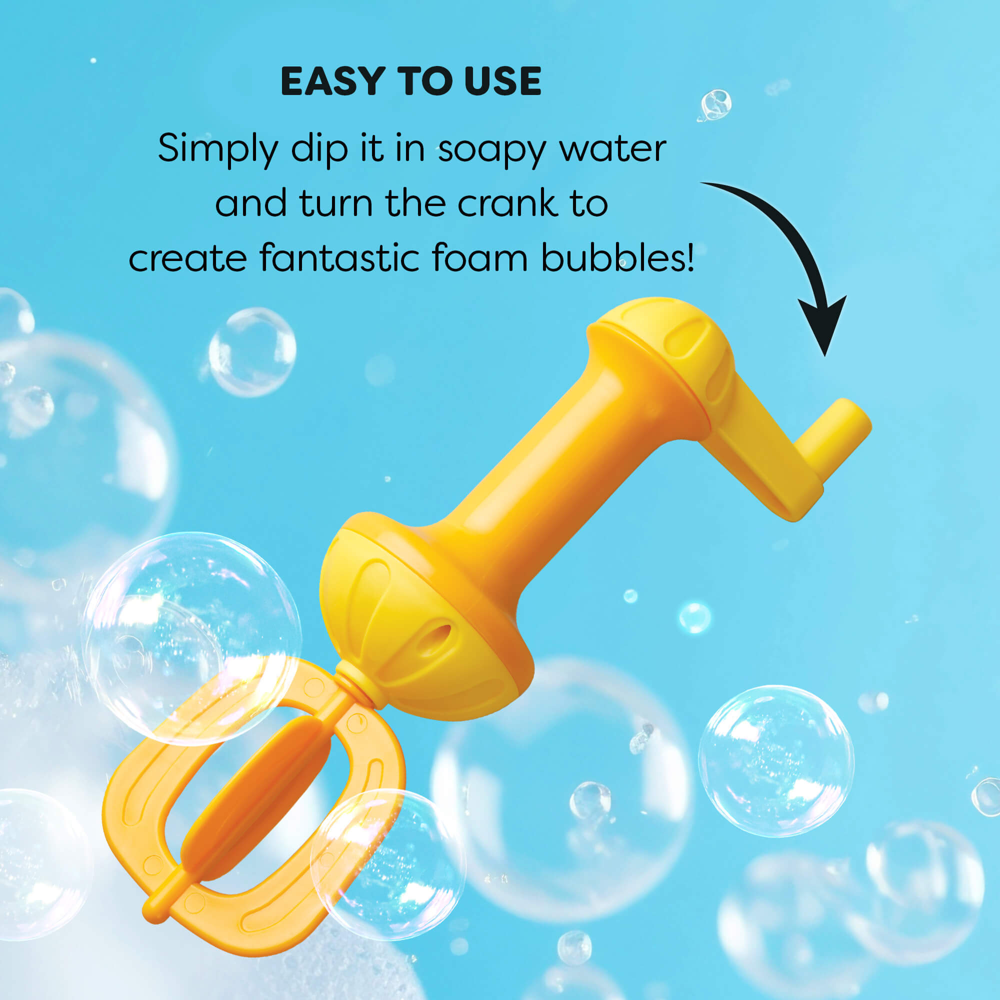 HABA Bubble Bath Whisk in Yellow
