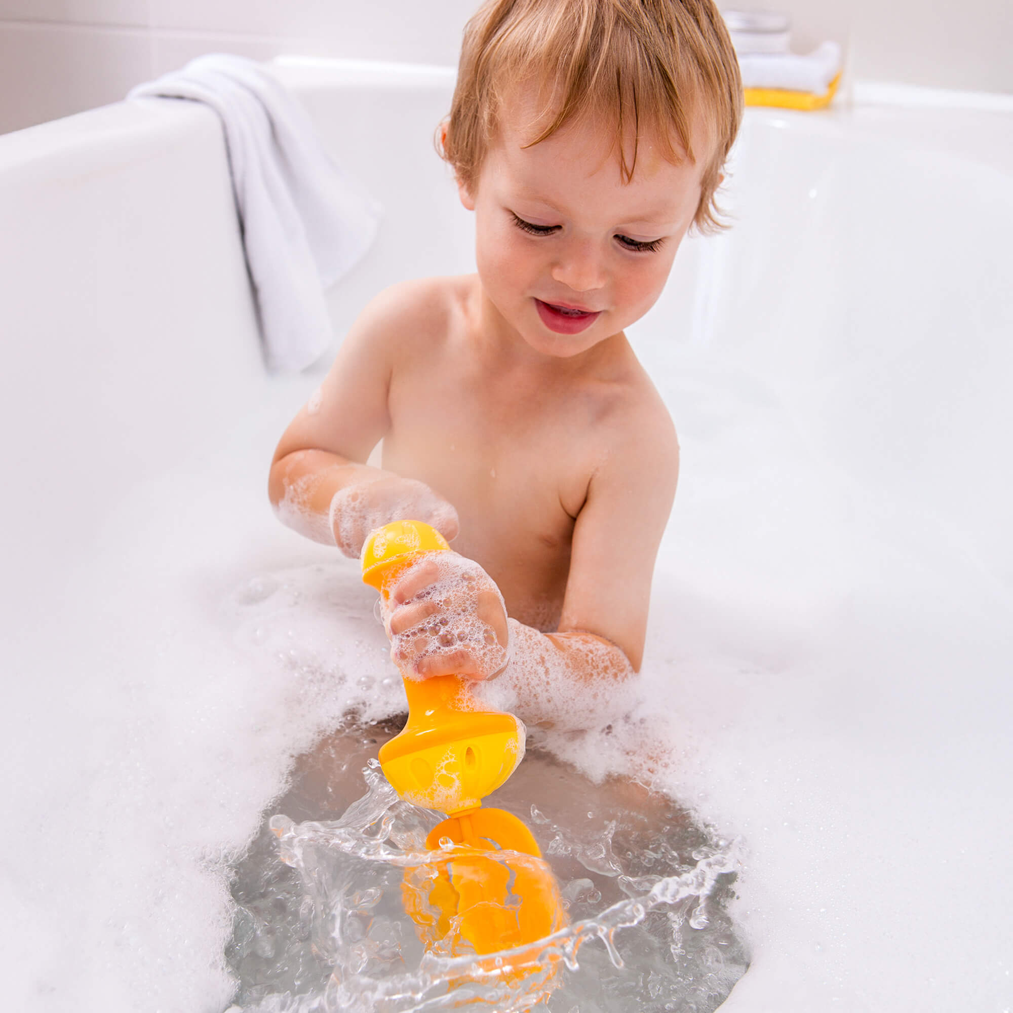 HABA Bubble Bath Whisk in Yellow