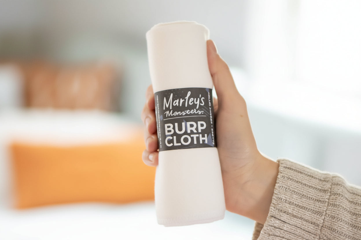 Marley's Monsters Burp Cloth: Bamboo
