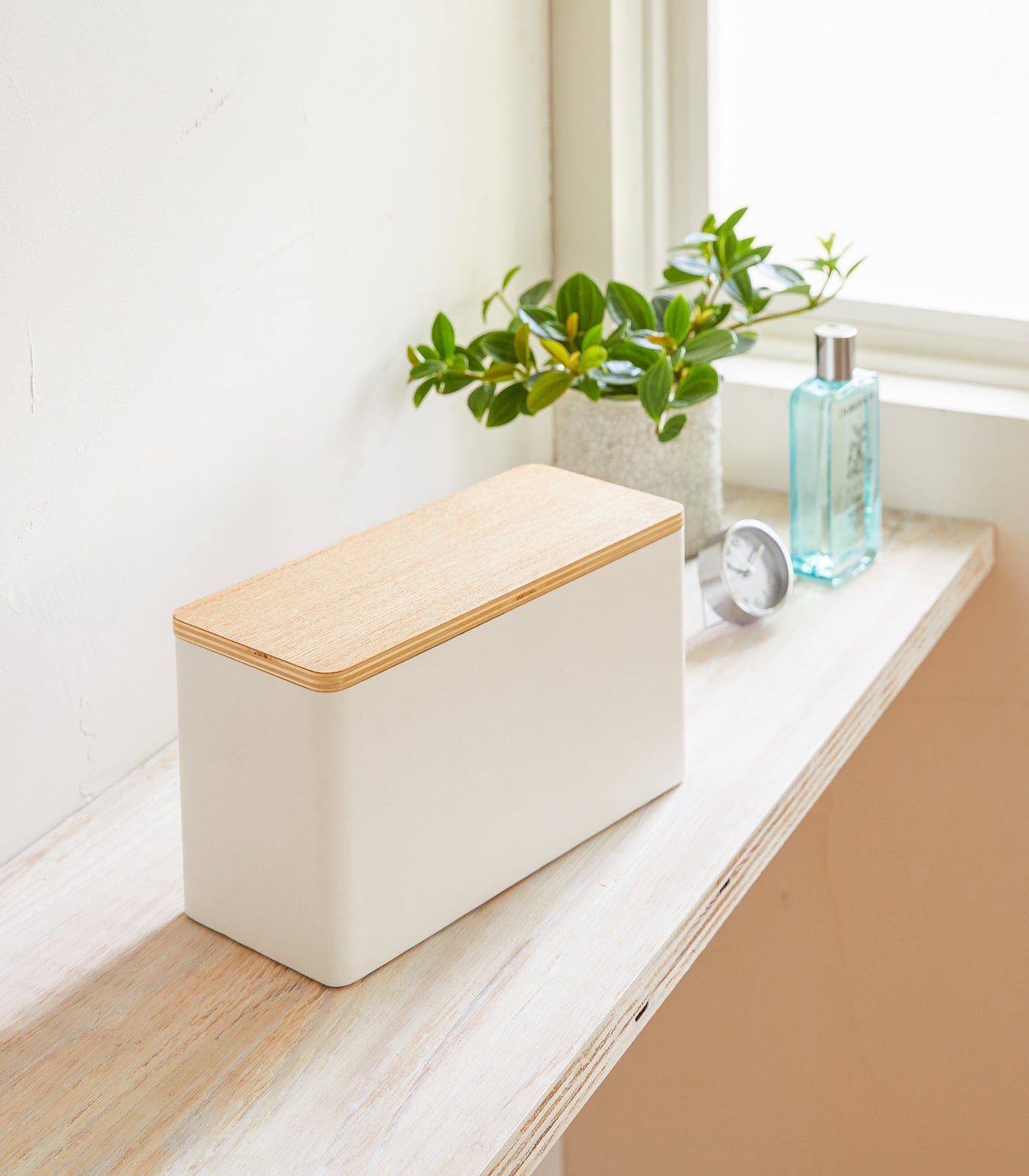 Yamazaki Home Countertop Organizer - Steel + Wood