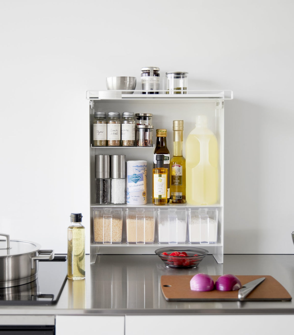 Yamazaki Home Concealable Spice Rack - Steel