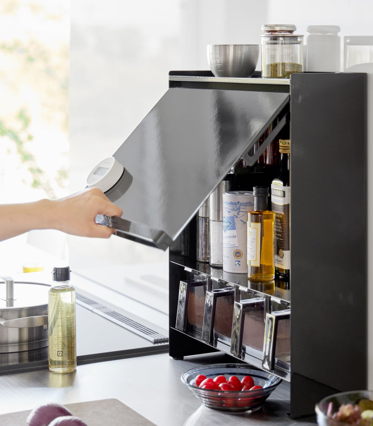 Yamazaki Home Concealable Spice Rack - Steel