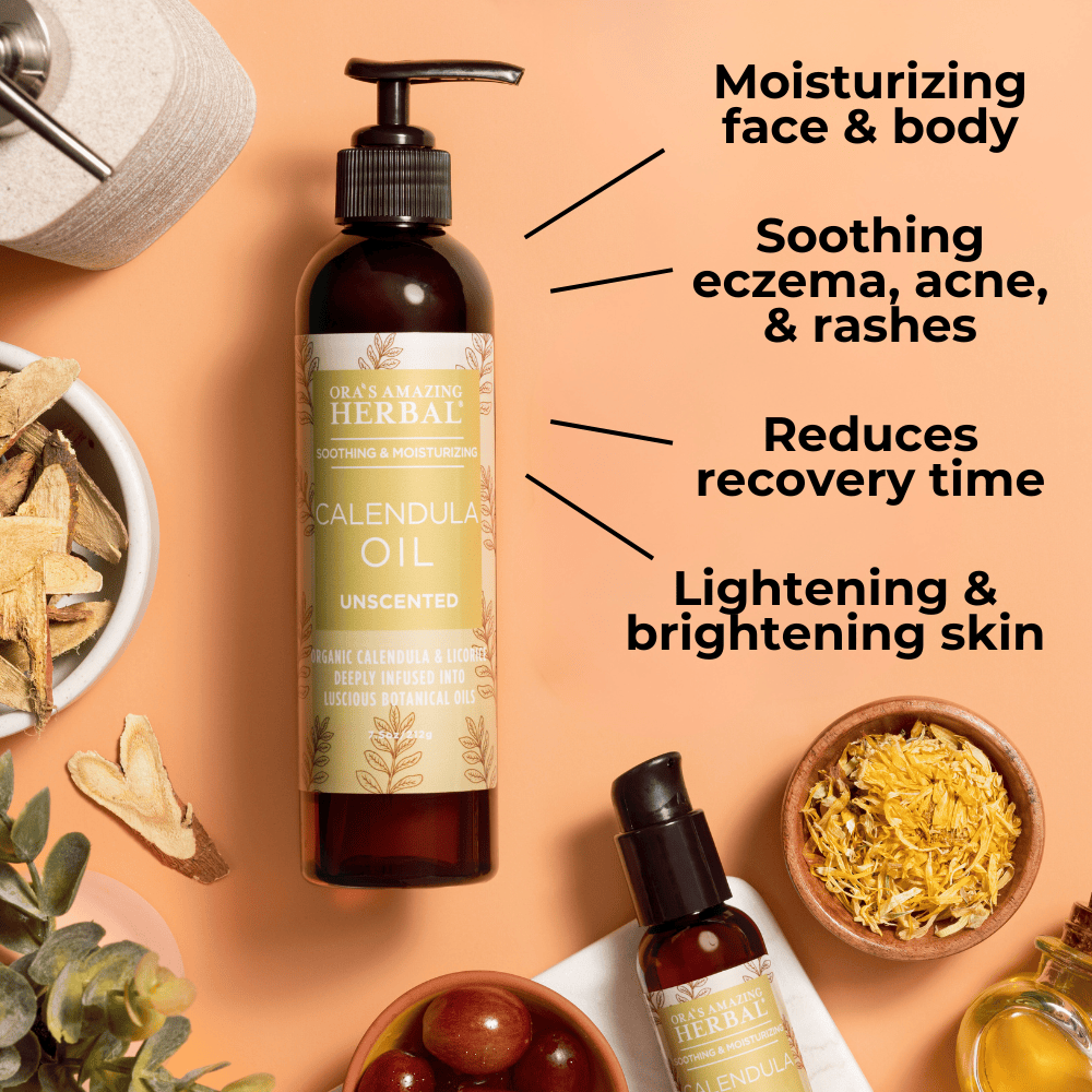 Ora's Amazing Herbal Calendula Oil with Licorice