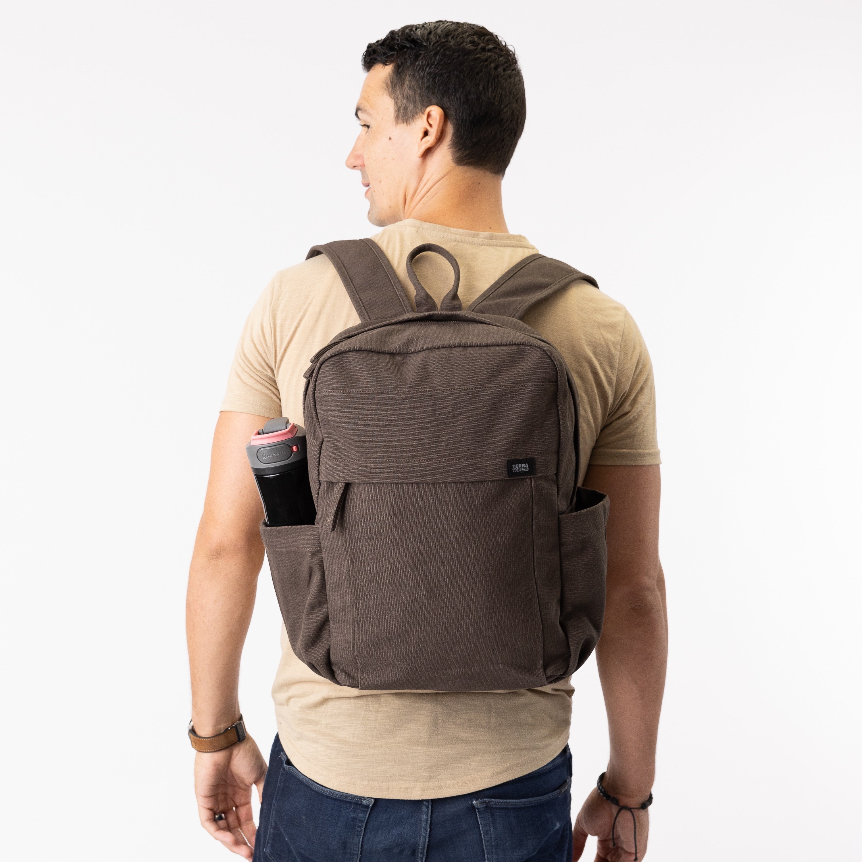 Terra Thread® Earth Backpack - Sustainable Backpack for School and Everyday use