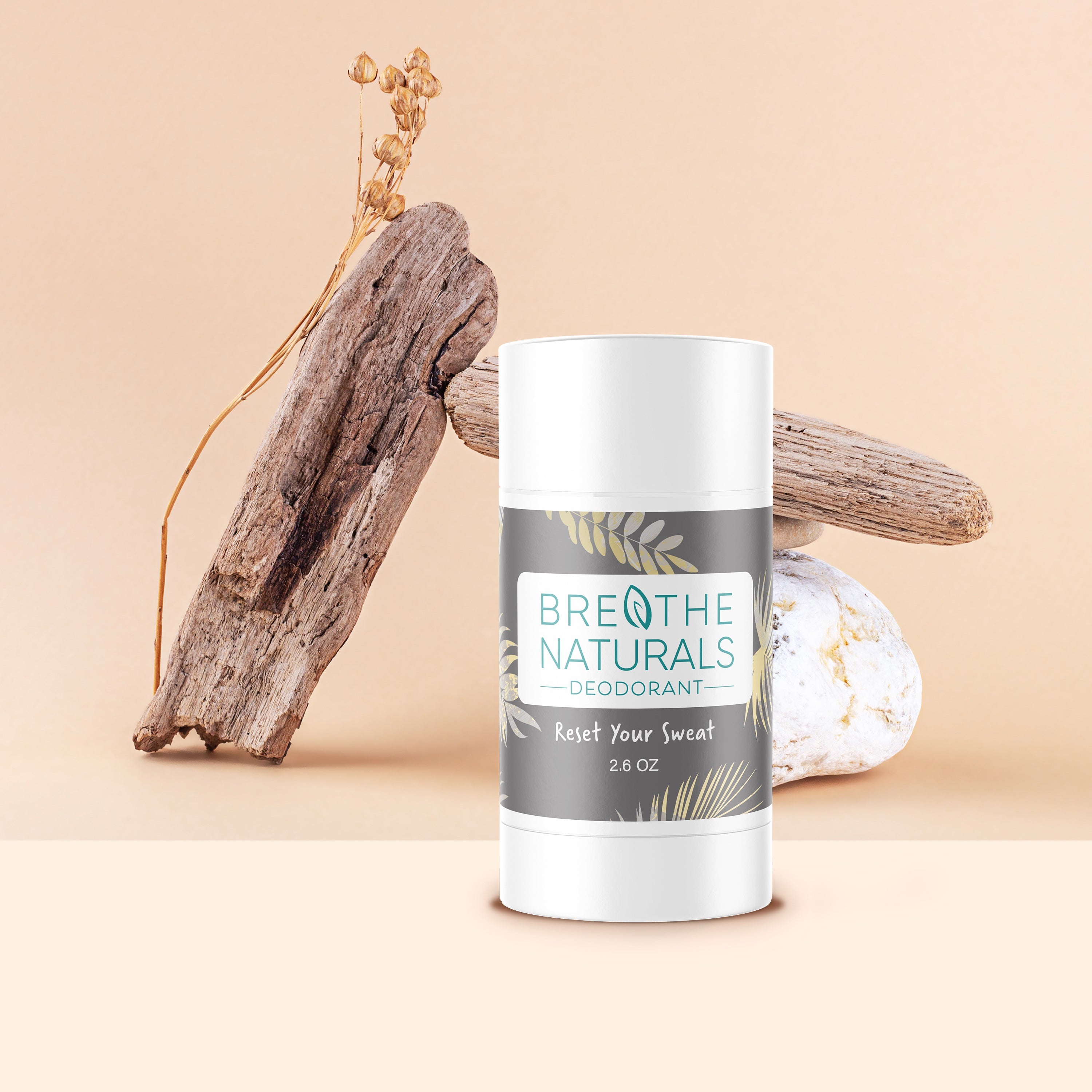 Breathe Naturals Deodorant Cedar Spice - 2 Pack