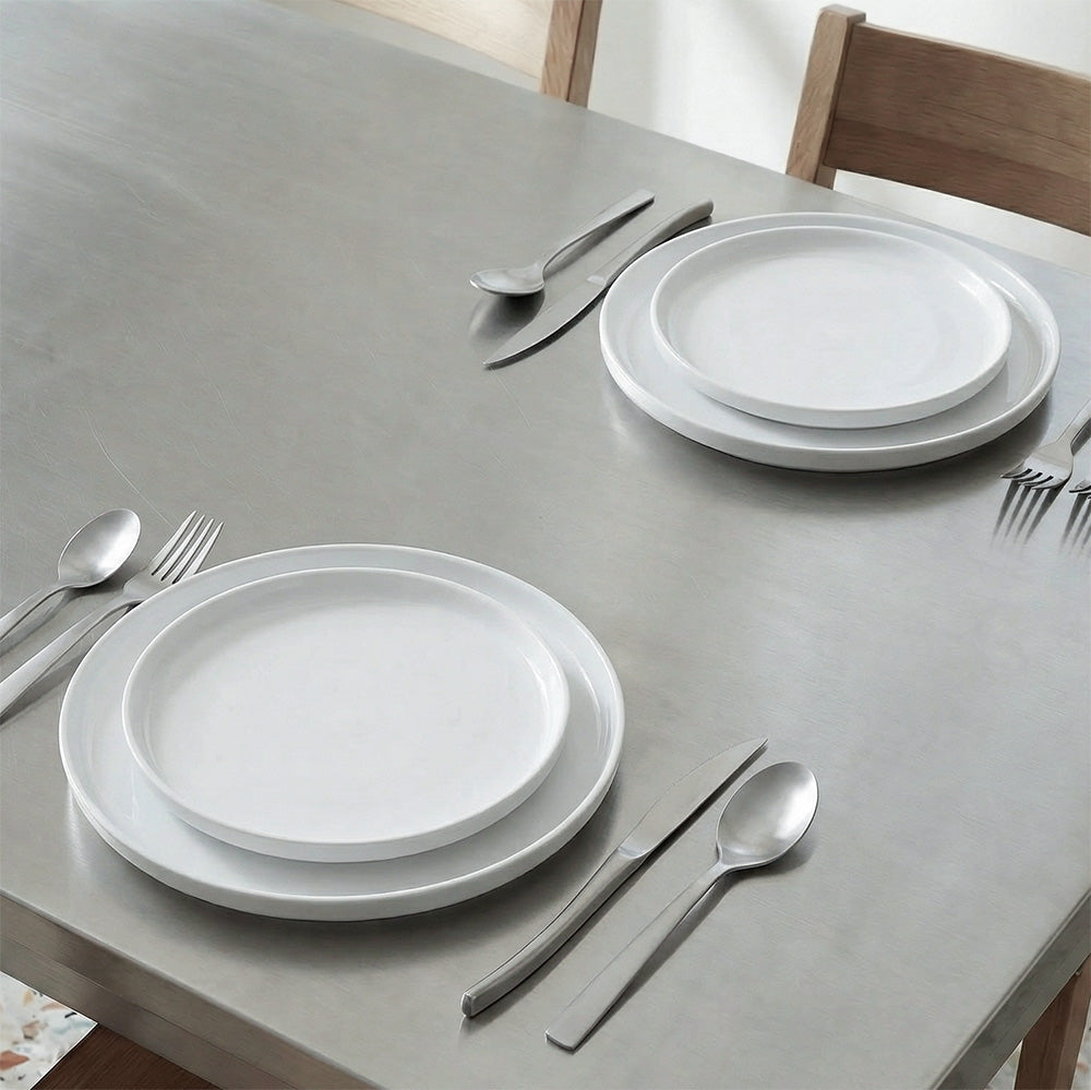 Public Goods Ceramic Lunch Plates (Set of 4)