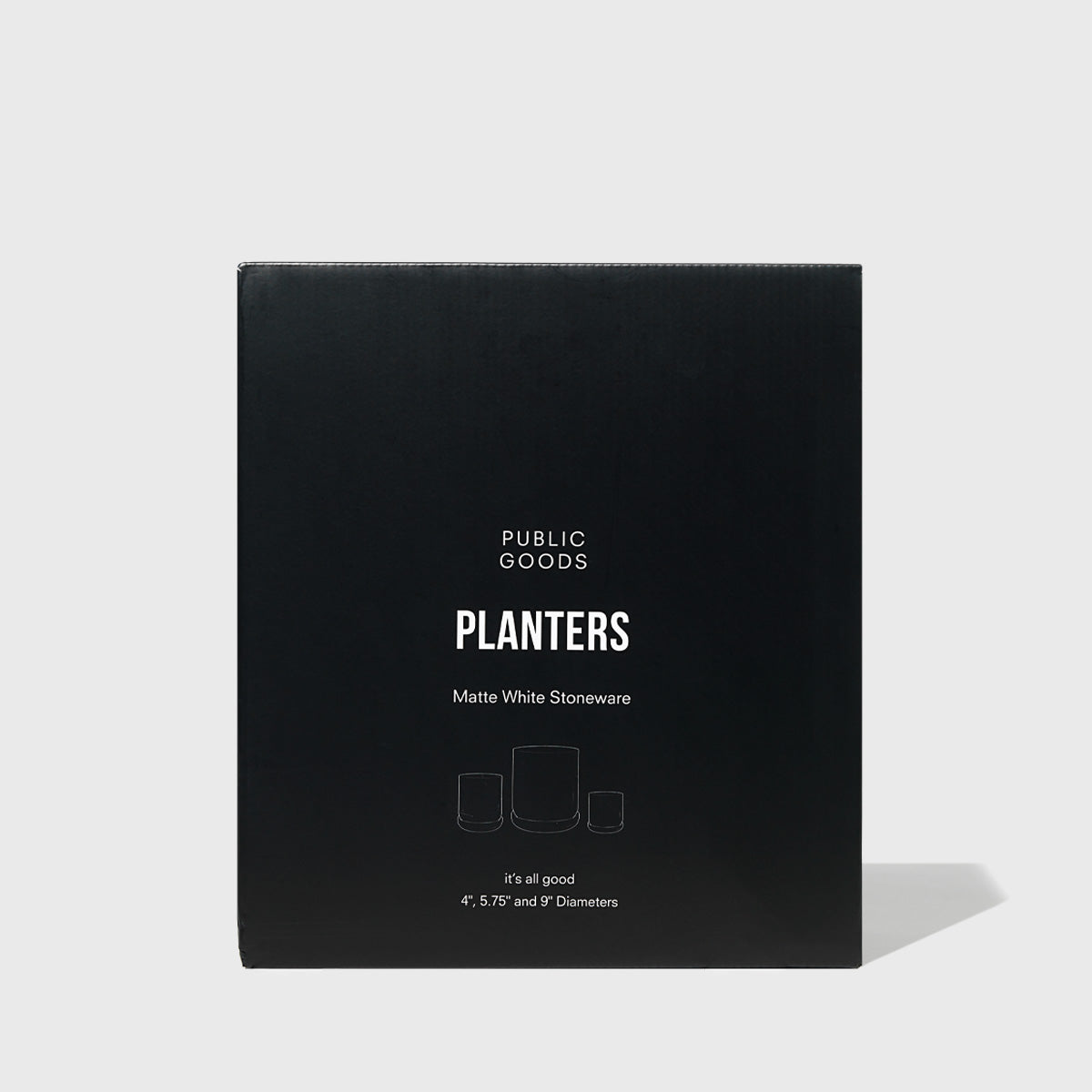 Public Goods Assorted Stoneware Planters