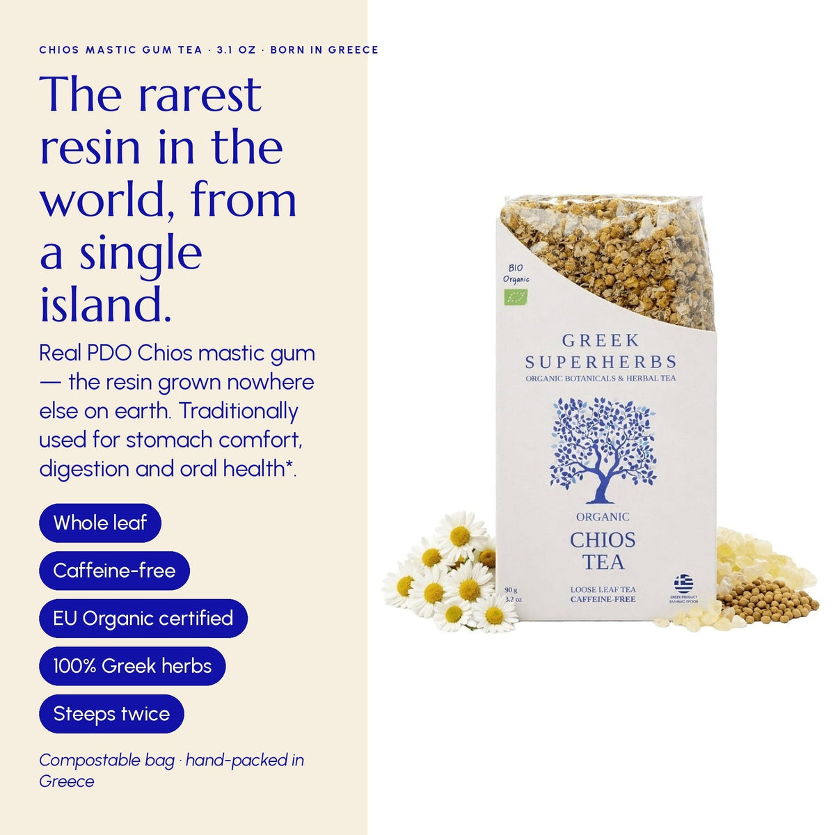 Greek Superherbs Chios Mastic Gum Tea
