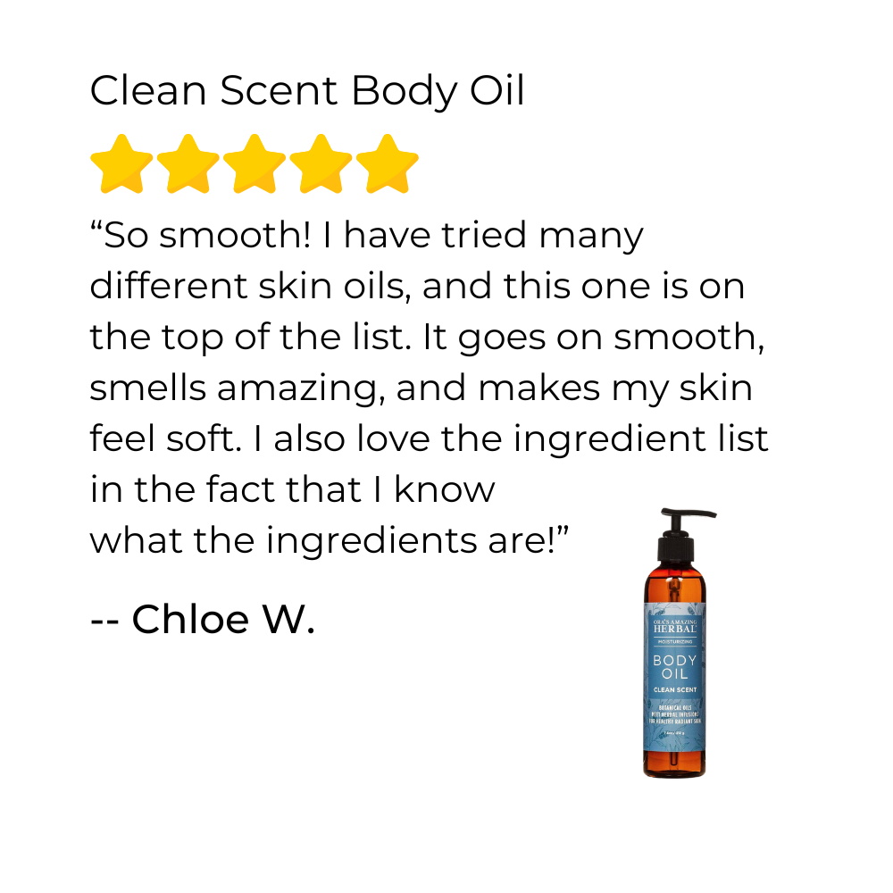 Ora's Amazing Herbal Body Oil, Clean