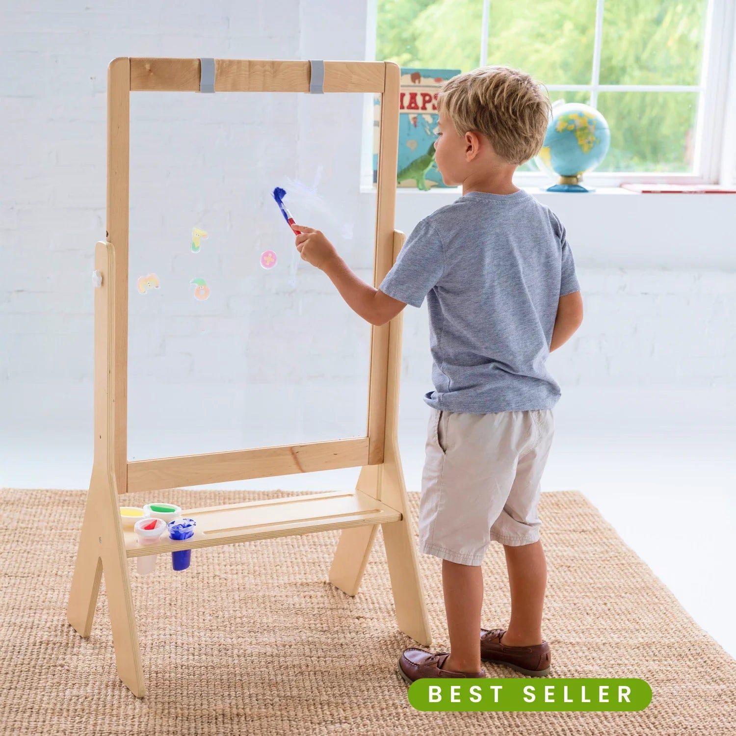 Little Partners Peek-A-Boo Adjustable Height Art Easel