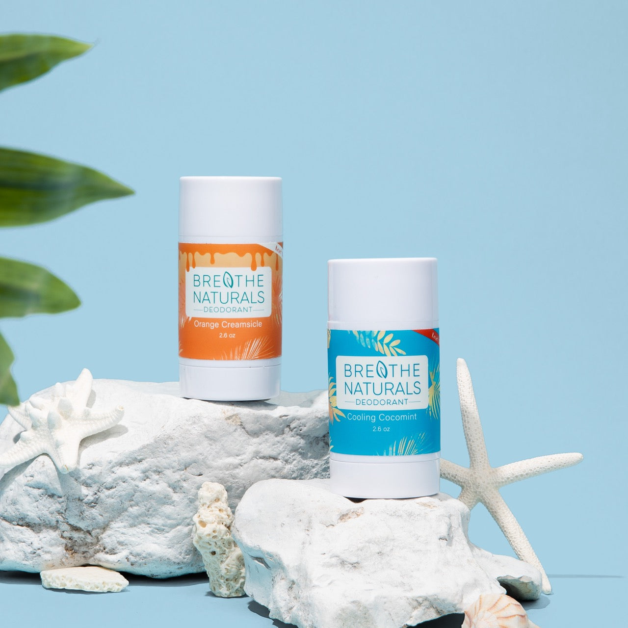 Breathe Naturals Deodorant Cooling CocoMint - 2 Pack