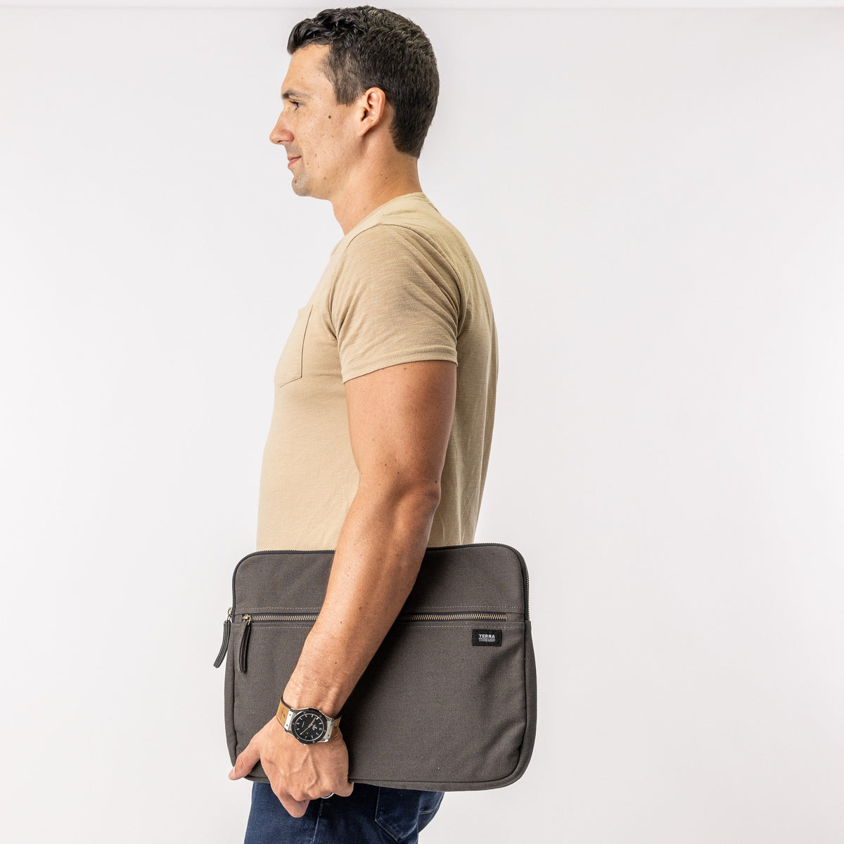 Terra Thread Erdig Organic Cotton Laptop Sleeve — 15 inch