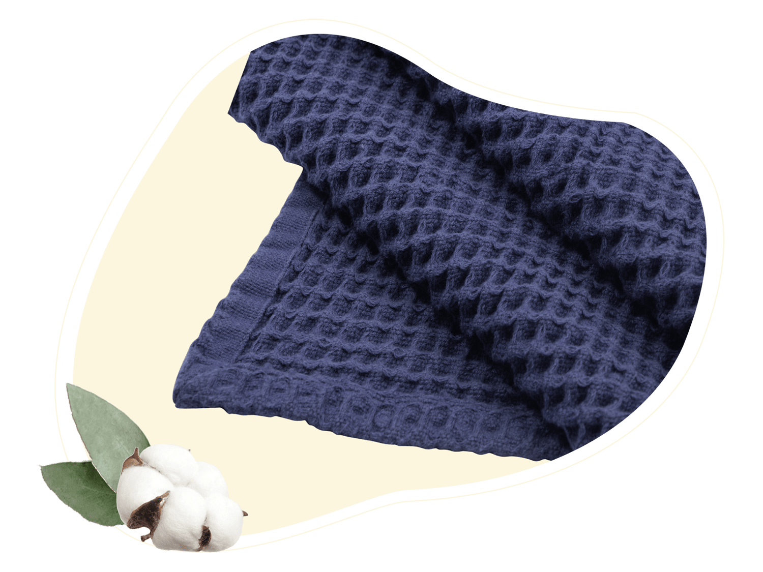 Organic Cotton Mart Waffle Weave Throw