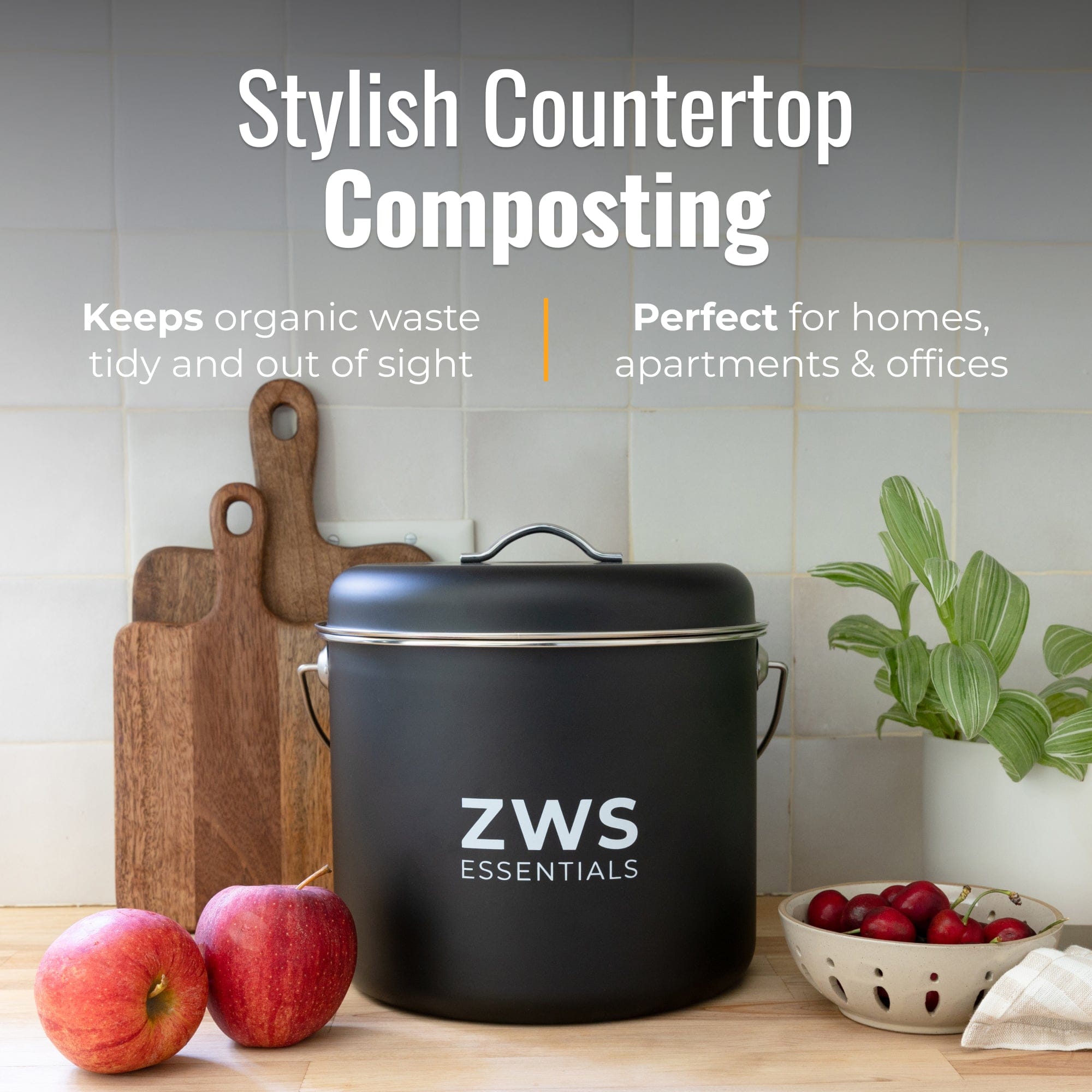 ZeroWasteStore Countertop Compost Bin Kit