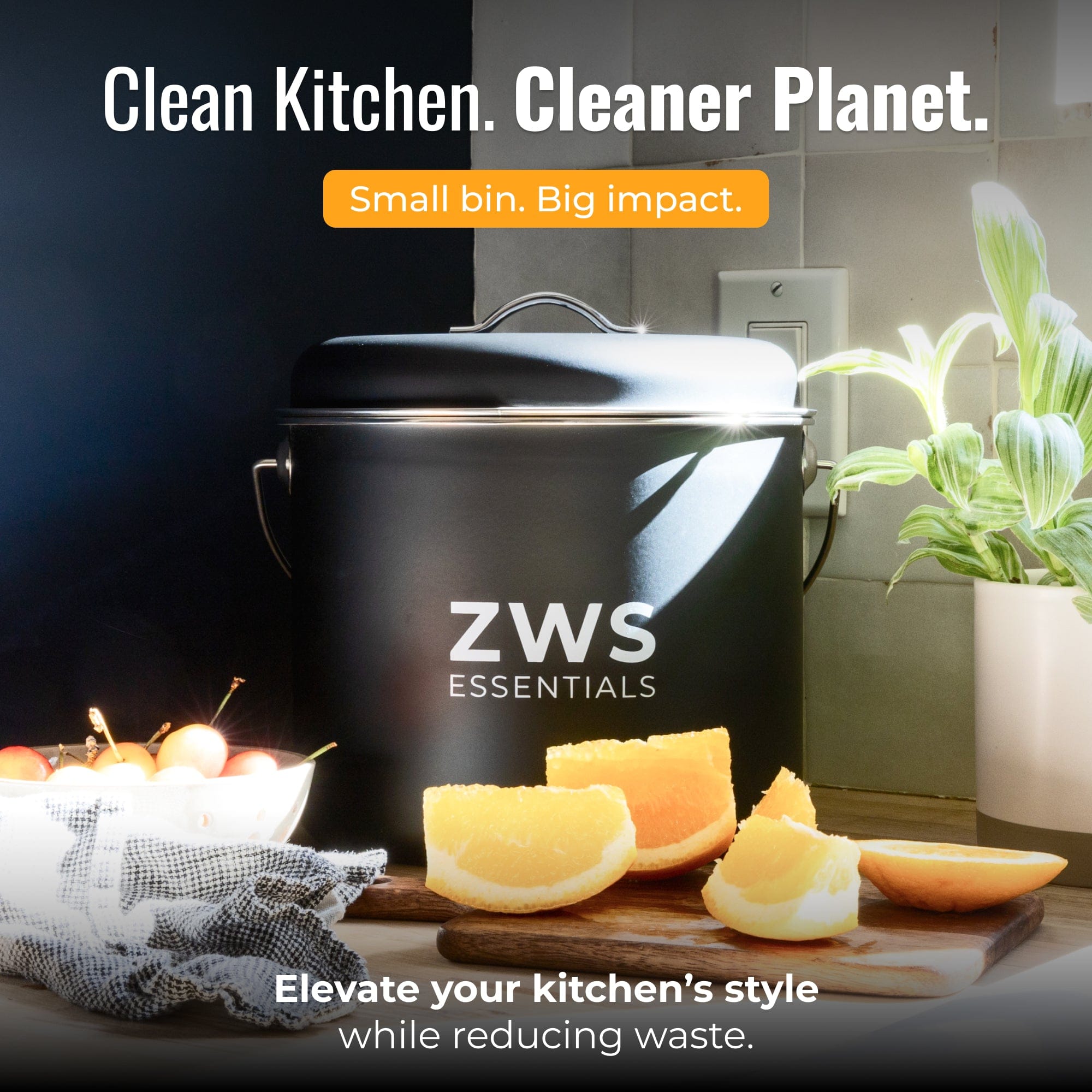 ZeroWasteStore Countertop Compost Bin Kit