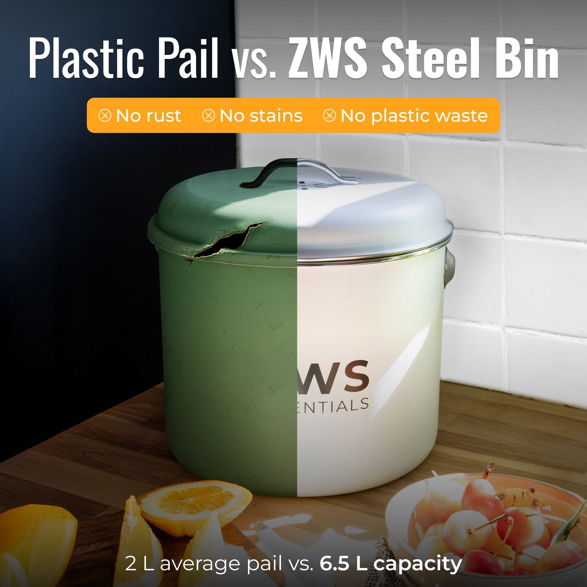 ZeroWasteStore Countertop Compost Bin Kit