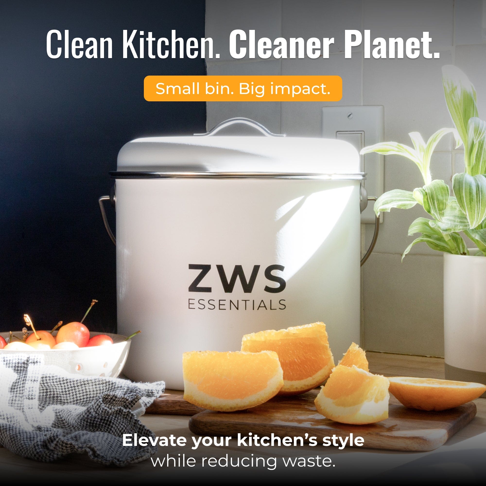 ZeroWasteStore Countertop Compost Bin Kit