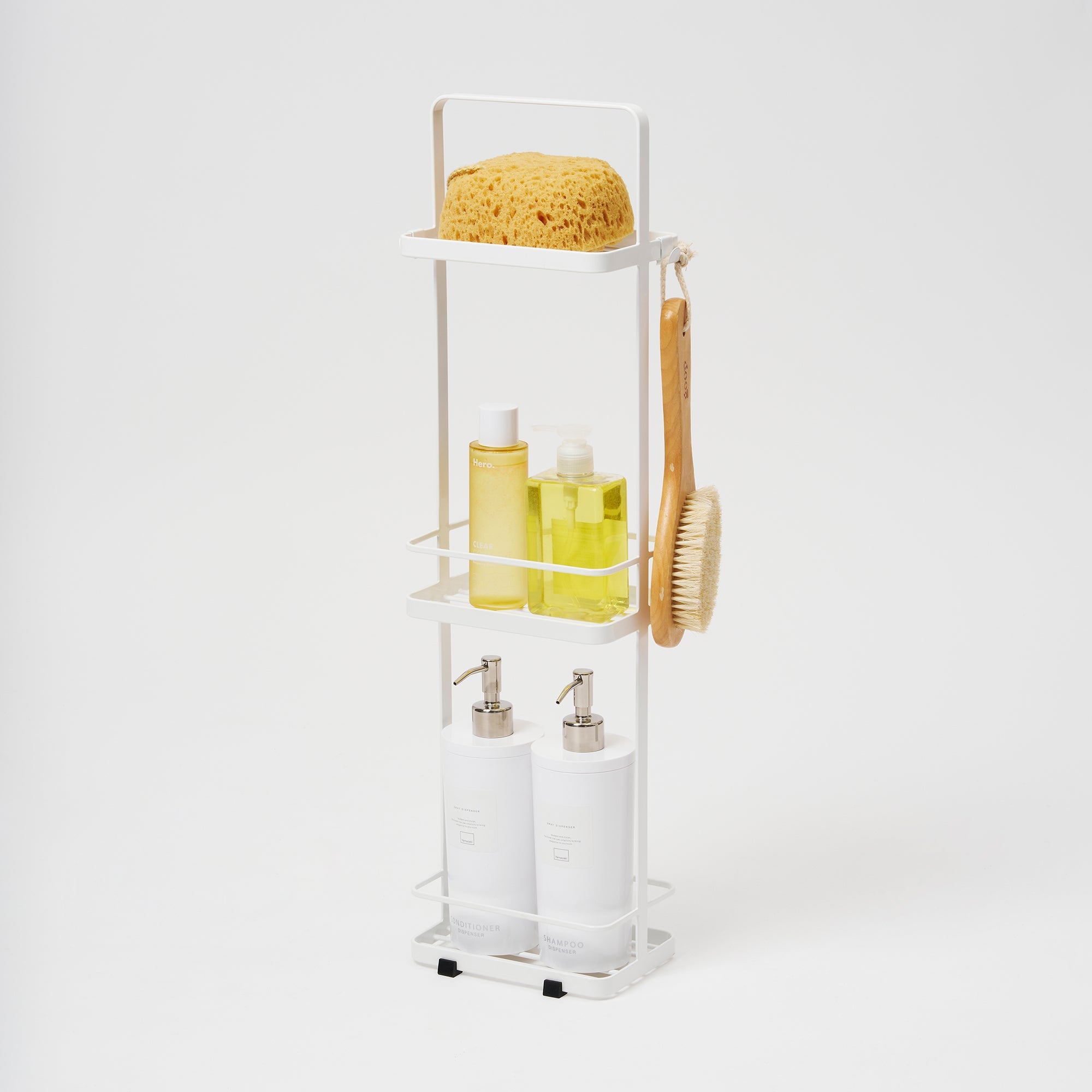 Yamazaki Home Three-Tier Shower Caddy (26" H)  - Steel