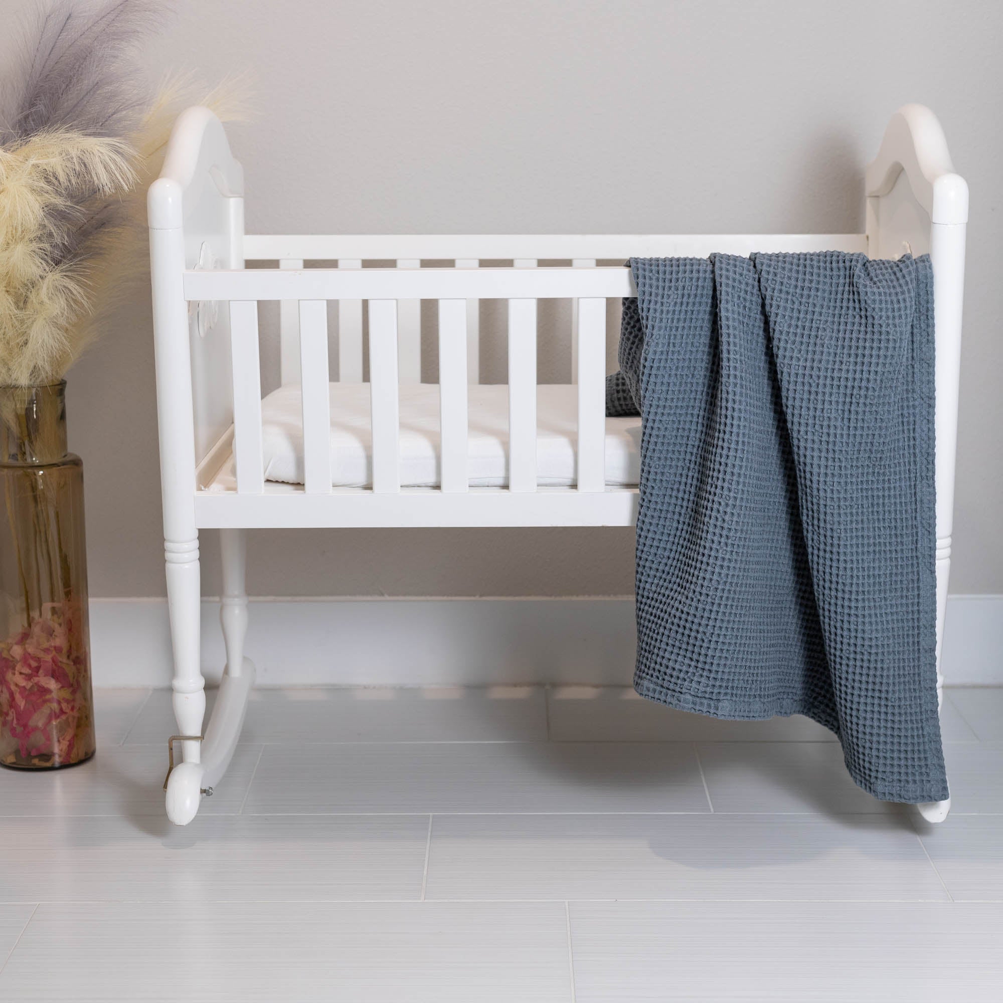 Organic Cotton Mart Waffle Baby Blanket