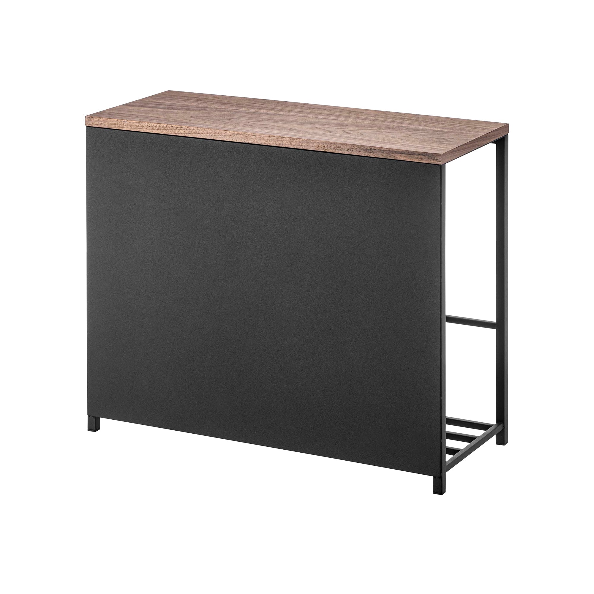 Yamazaki Home Entryway Storage Organizer & Bench (18" H)  - Steel + Wood