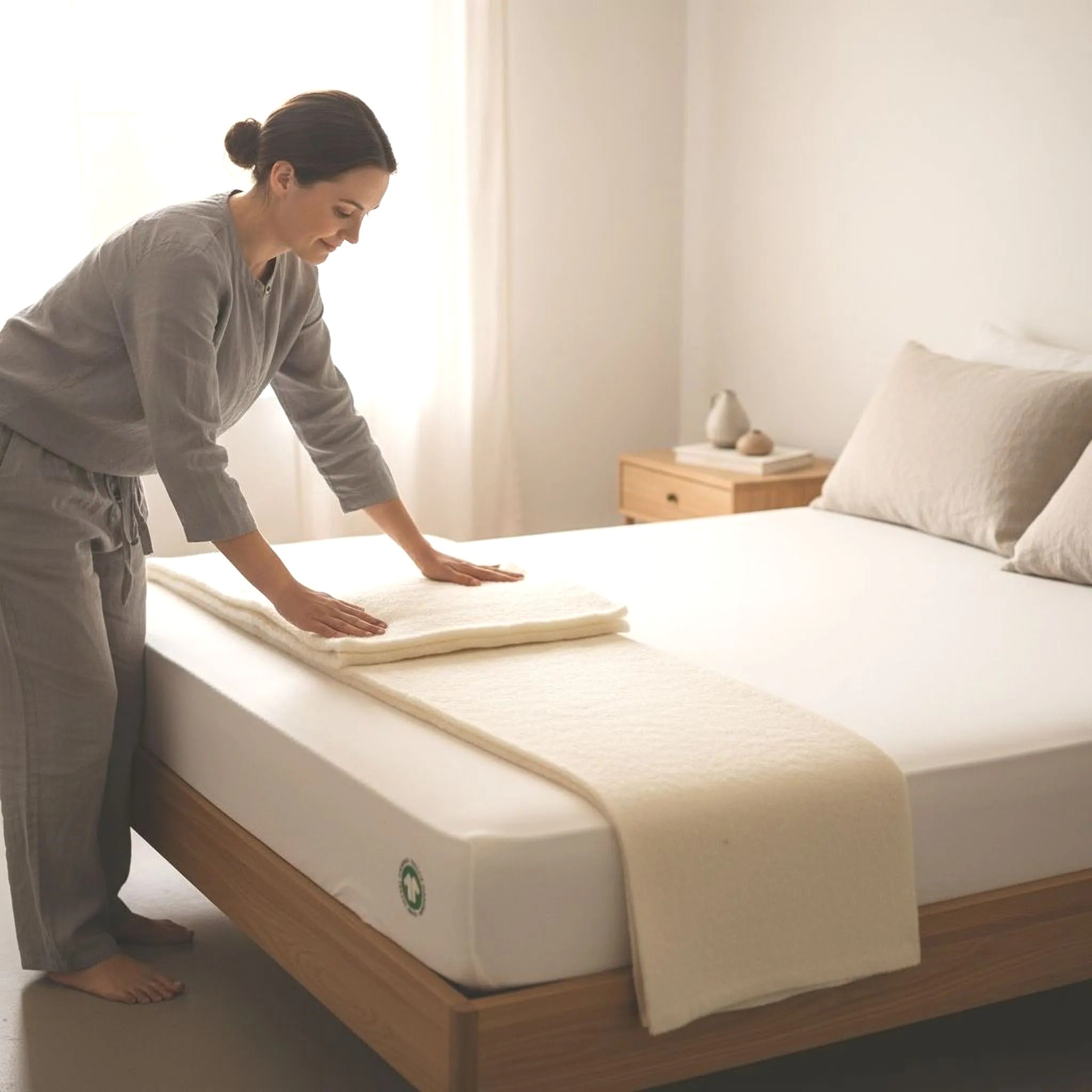 Wendy Anne Organic Wool Mattress Protection Pad
