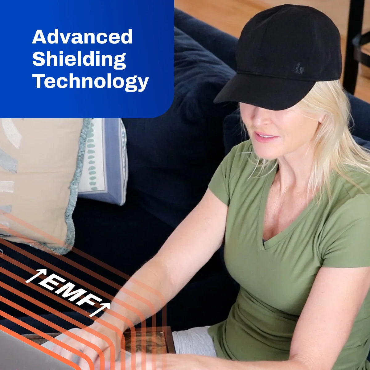 DefenderShield EMF Radiation Protection Baseball Cap