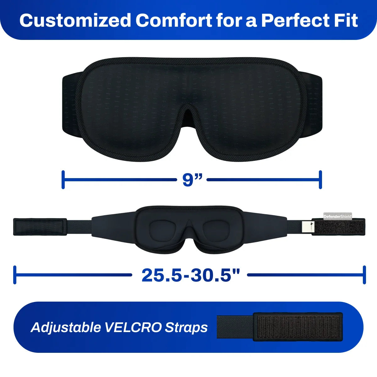 DefenderShield EMF Radiation Protection Sleep Mask