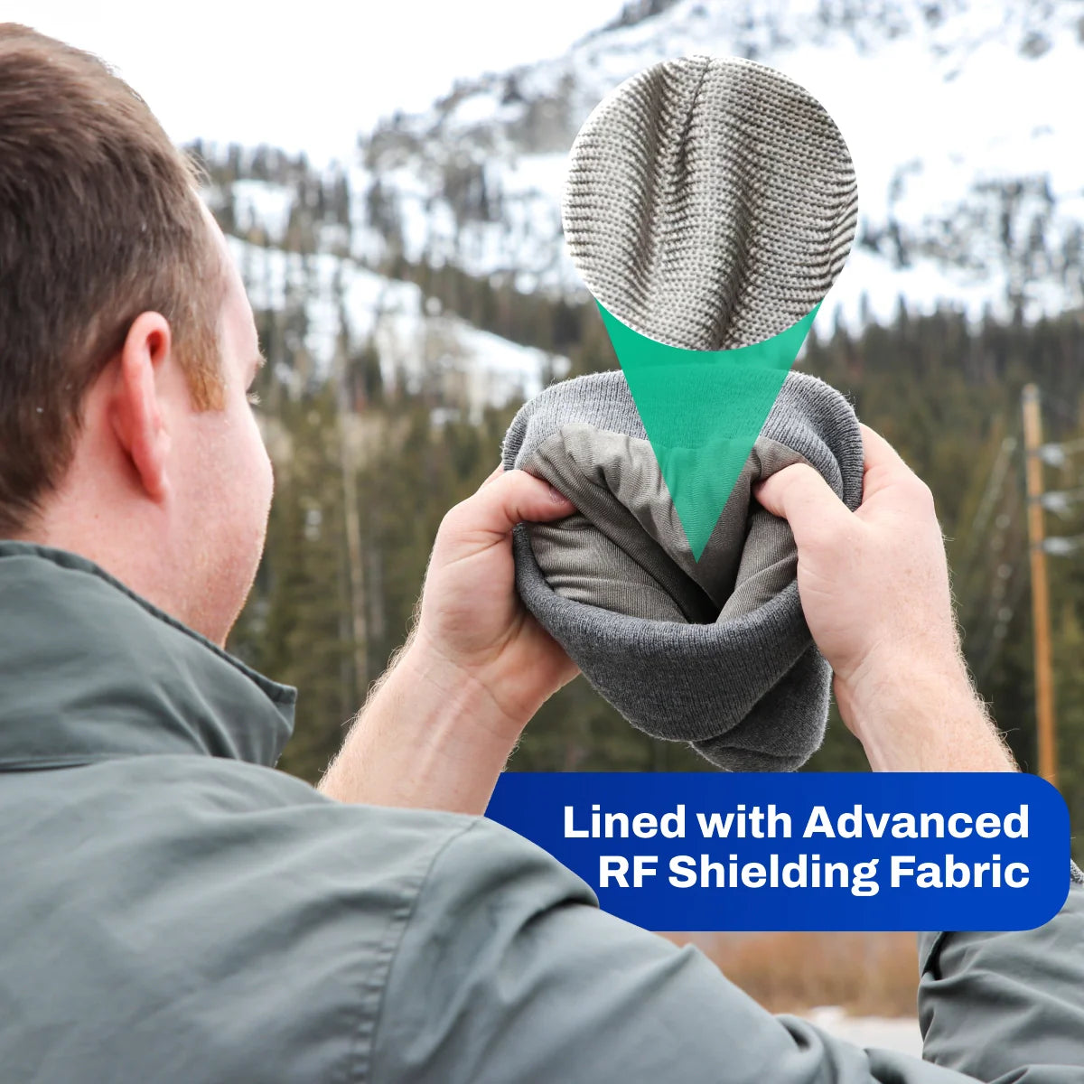 DefenderShield EMF Radiation Protection Winter Beanie