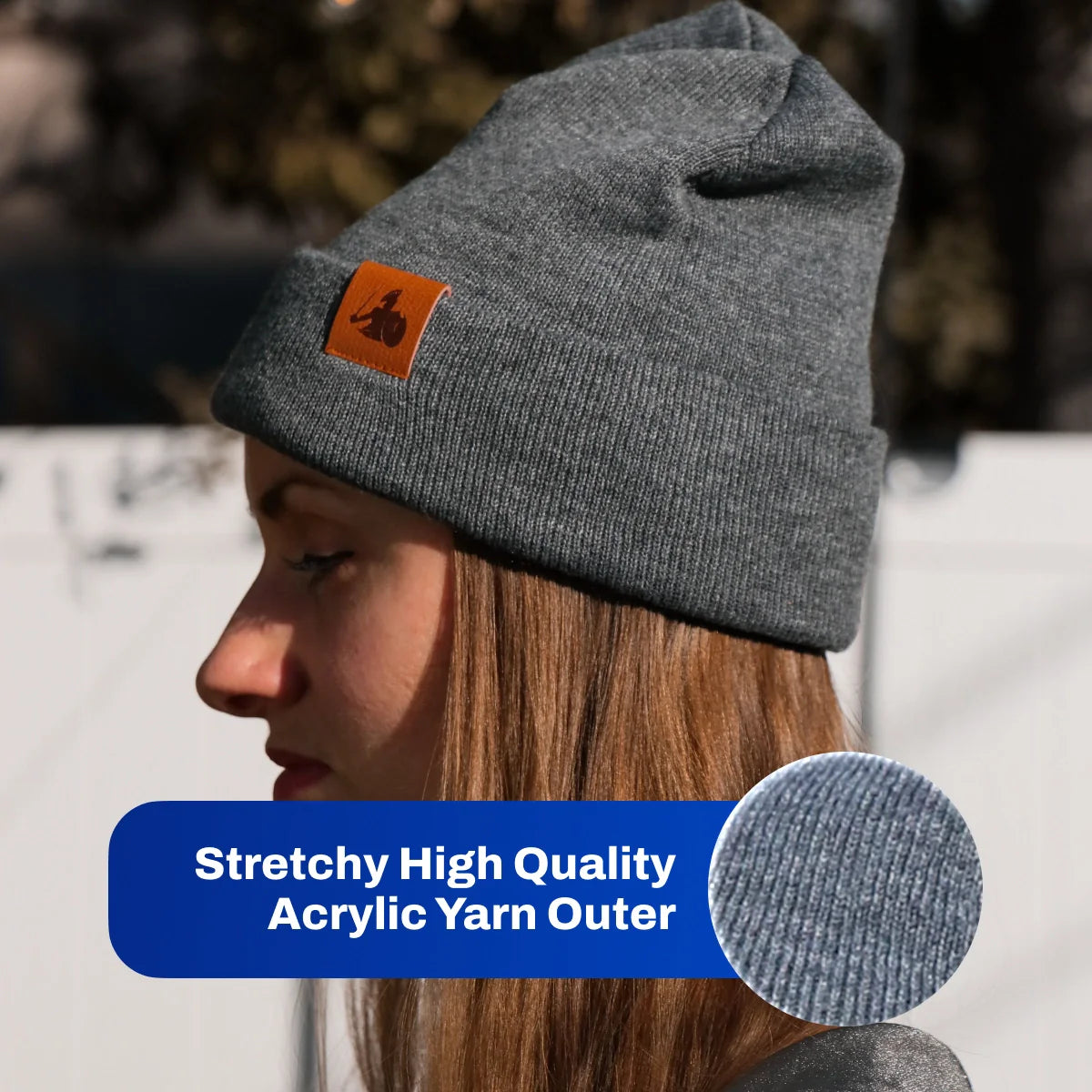 DefenderShield EMF Radiation Protection Winter Beanie