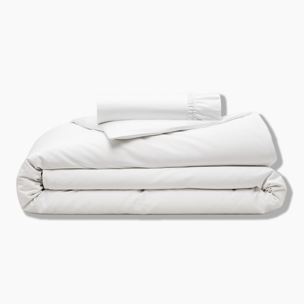 Public Goods Organic Duvet Cover & Fitted Sheet Set