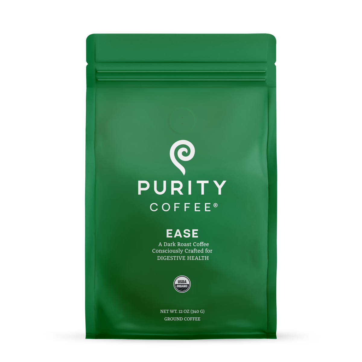Purity Coffee EASE: Dark Roast Ground Coffee