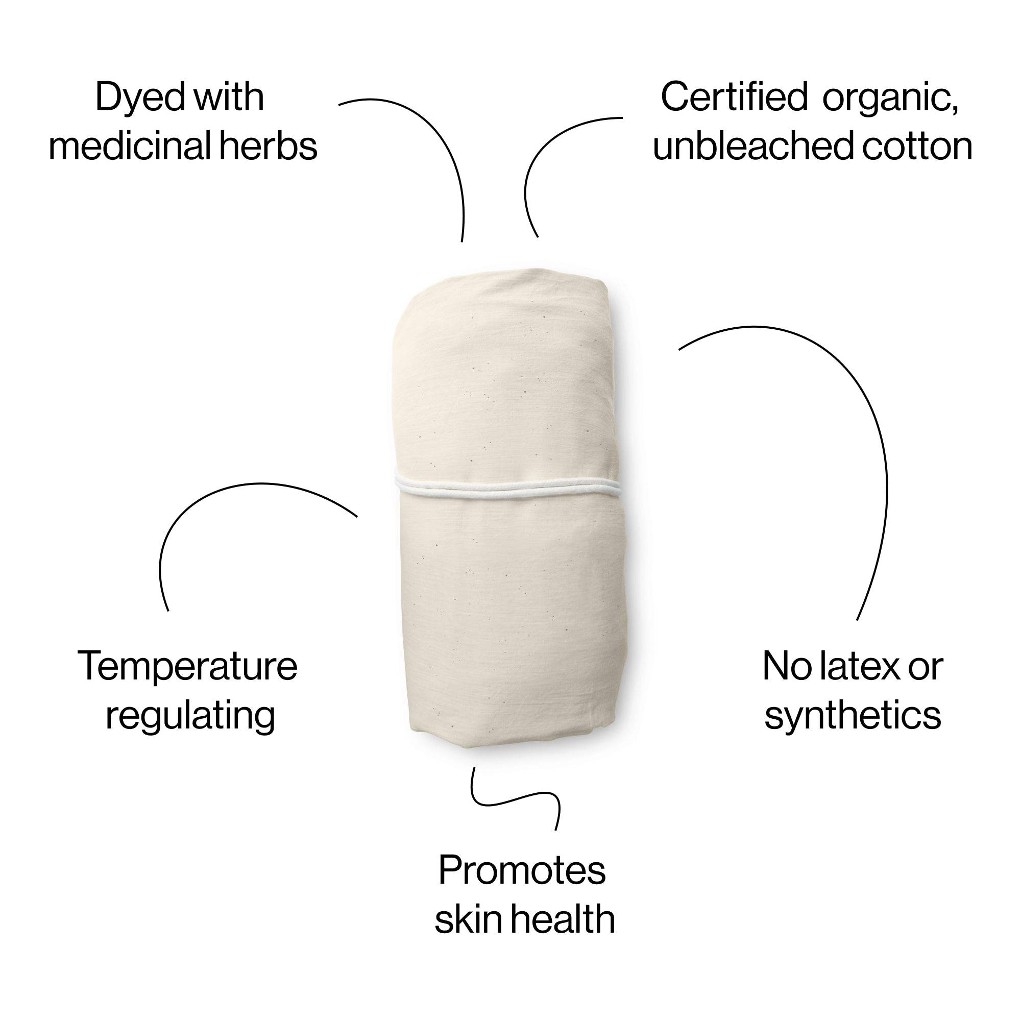 AIZOME Elastic-free Organic Bottom Sheet