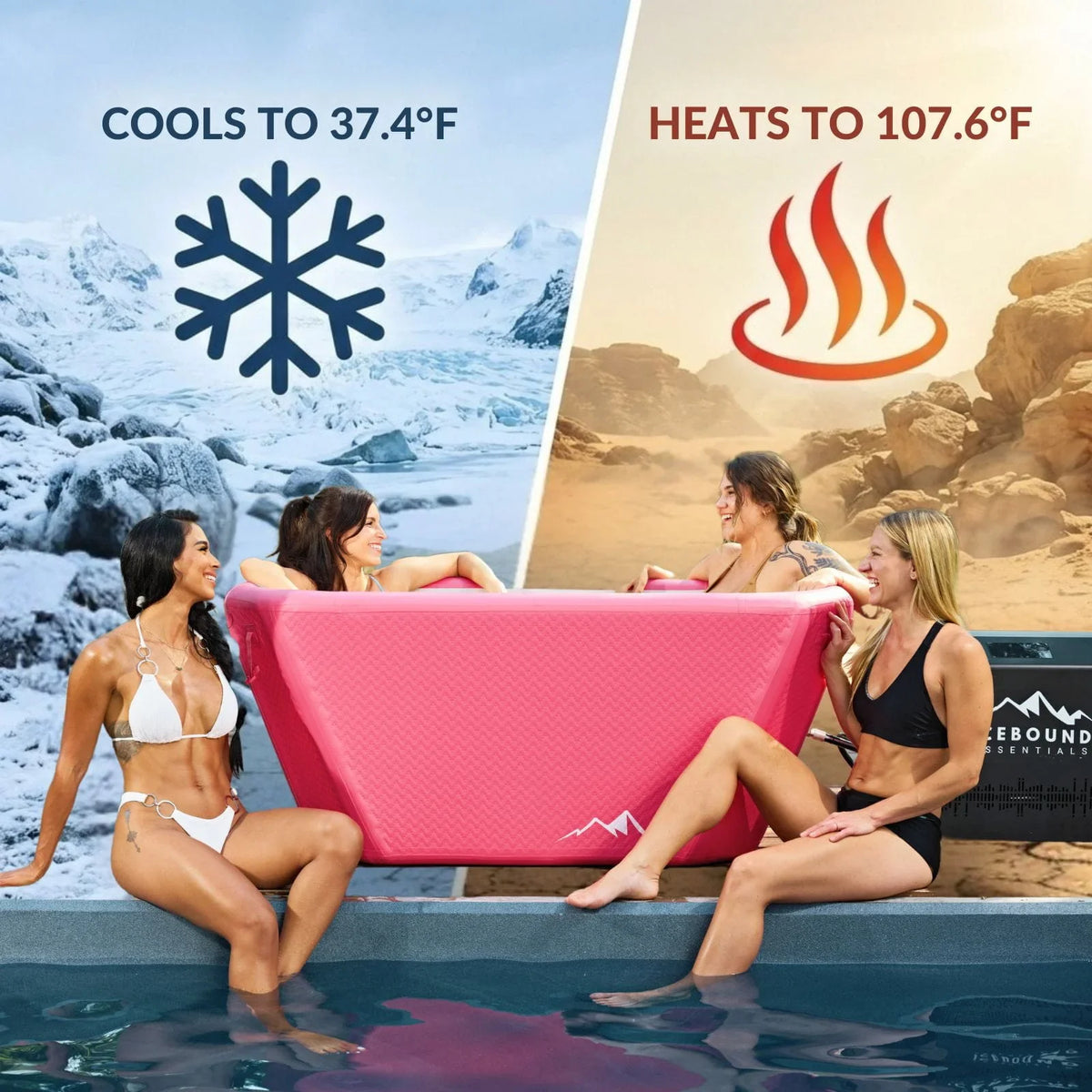 Icebound Essentials Pink Endurance Plunge + Chiller