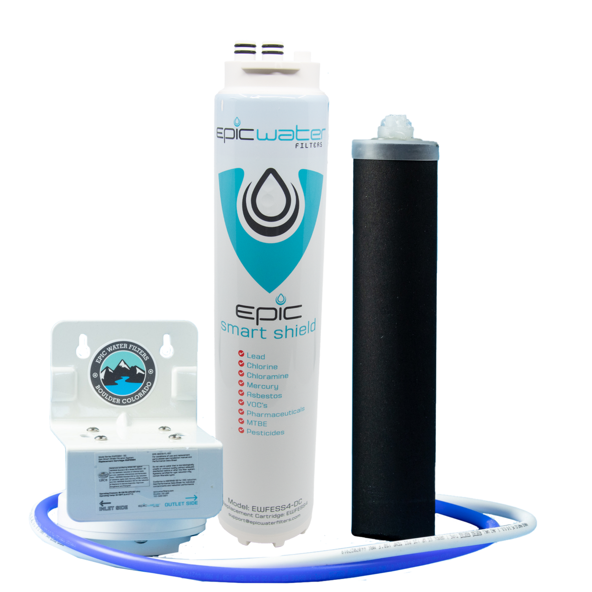 Epic Smart Shield under-sink water filtration system, product view